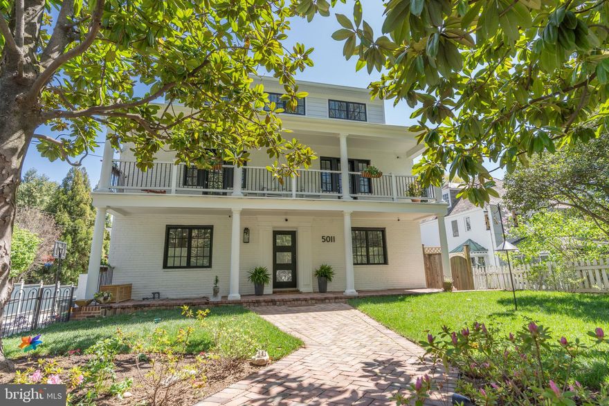 MAJOR Price Adjustment! Beautifully renovated and expanded Colonial in the heart of Chevy Chase DC, situated within the highly sought-after Murch/Deal/Jackson-Reed school cluster. Gutted to the studs in 2022/23, this home offers energy efficiency with three zoned HVAC systems, new energy efficient windows and LED lighting, Spacious, light-filled home features a generous kitchen with island seating, a separate scullery/pantry for added prep and storage space, and a dream mudroom designed for ultimate functionality. The open-concept living and dining areas flow seamlessly to a large deck—perfect for entertaining. Upstairs, you'll find six bedrooms and three full bathrooms spread across two floors. You will especially love the primary suite with a custom walk-in closet and a luxurious primary bath with premium finishes including marble floors, double-vanity, jetted tub and separate shower with heated floors. 

The fully finished lower level includes a second kitchen and full bath, ideal for extended family living, an au pair suite, or additional recreation space.

All this within easy walking distance to Metro, dining, shopping, and within easy walking distance of top-rated local schools.