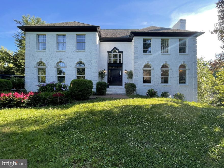 A stunning one-of-a-kind 5BR/4.5BA home available for short- or long-term lease. Both elegant and interesting, light-filled yet cloistered by trees, and stately with a touch of whimsy.  Beautiful large lot and expansive deck, double story family room, arched windowed living room, library room, private office, window-encircled dining room, large workshop/shed, and finished walk-out basement.  Ideal commuter location to DC and two major airports--it doesn't get better than this.  More photos forthcoming of bedrooms/bathrooms...