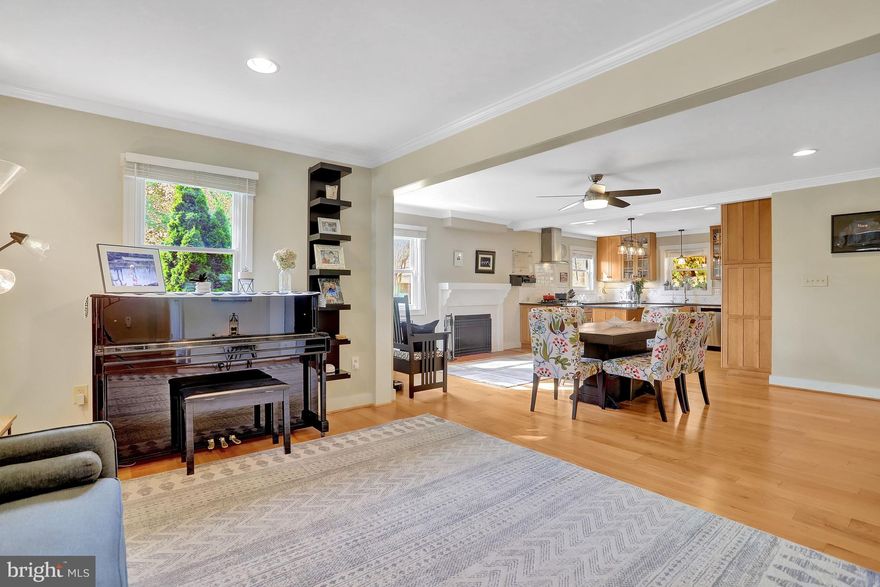 Spacious, Sun-Filled and Wonderfully Updated/Meticulously Maintained 4BR+Den/3BA Home in Desirable Tara-Leeway Heights Neighborhood.  Owners have made over $250,000 in Updates...and it shows!  Open Concept Main Level is perfectly suited for Every Day Living and Easy Entertaining!   Gracious Entry Foyer, Big Living and Dining Rooms with Multiple Furniture Placement Options & Wood Burning Fireplace, and a Renovated Kitchen with Loads of Cabinet and Counter Space, Pantry and BIG Island.  Mud Room access to large Rear Yard, Patio, Newer Shed and 2-Car Off Street Parking. Two Spacious Bedrooms with Ample Closets and Updated Hall Bath complete the Main Level.  Upstairs there's a Spacious Landing, (a perfect Gym, Sitting Room or Office!)  an Amazing King-Sized Primary Suite with 3 Closets, a STUNNING New Spa Bathroom (this is a MUST SEE!) and another HUGE Bedroom that's currently used as an additional Family Room/Adult Recreation Room that has a Wine/Coffee Bar, a Private Balcony, ample Desk/Office Space and a second W/D that makes doing laundry easy!  The Finished Lower Level houses a big Recreation/Play Room, a Bonus Office/Den that's currently used as a guest Bedroom, an Updated Full Bath, a spacious Laundry Room and Great Storage.  Glebe Elementary, Swanson Middle and Yorktown High School. Easy Commute via Public Transport, I-66 and 495.  Walk to Shopping, Groceries, Restaurants, Coffee Shops, Westover and So Much More!  A great house that's perched above George Mason, so very quiet and a Superb Value, too. *NOTE: Arlington Tax Records show 2327 finished sq ft above grade + 774 Finished Sq Ft on Lower Level, for a total of 3101 finished sq ft.*