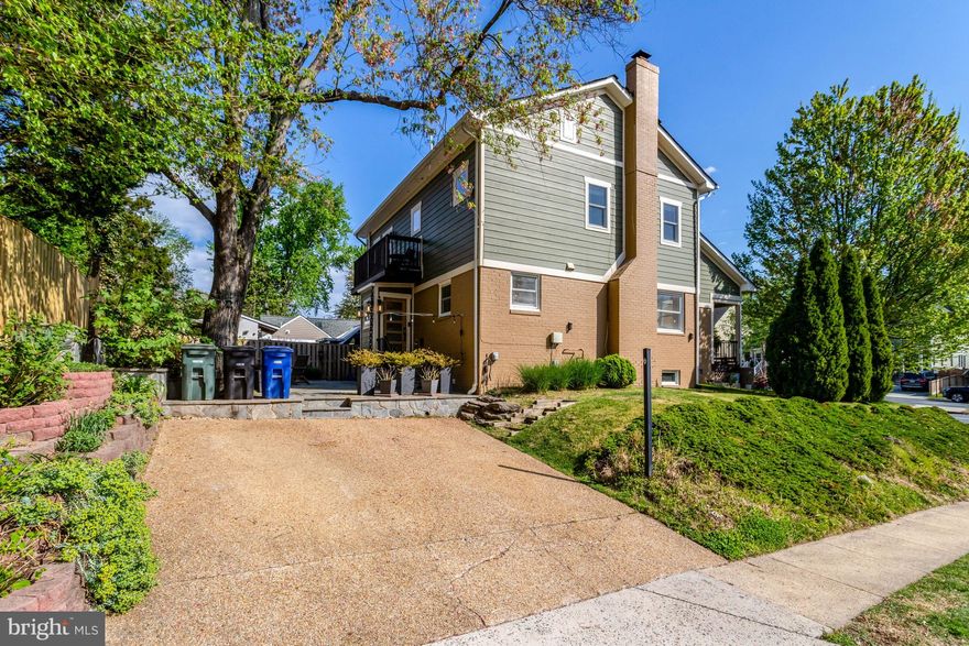 Must see. Spacious, Sun-Filled and Wonderfully Updated/Meticulously Maintained 4BR+Den/3BA Home in Desirable Tara-Leeway Heights Neighborhood.  Owners have made over $250,000 in Updates...and it shows!  Open Concept Main Level is perfectly suited for Every Day Living and Easy Entertaining!   Gracious Entry Foyer, Big Living and Dining Rooms with Multiple Furniture Placement Options & Wood Burning Fireplace, and a Renovated Kitchen with Loads of Cabinet and Counter Space, Pantry and BIG Island.  Mud Room access to large Rear Yard, Patio, Newer Shed and 2-Car Off Street Parking. Two Spacious Bedrooms with Ample Closets and Updated Hall Bath complete the Main Level.  Upstairs there's a Spacious Landing, (a perfect Gym, Sitting Room or Office!)  an Amazing King-Sized Primary Suite with 3 Closets, a STUNNING New Spa Bathroom (this is a MUST SEE!) and another HUGE Bedroom that's currently used as an additional Family Room/Adult Recreation Room that has a Wine/Coffee Bar, a Private Balcony, ample Desk/Office Space and a second W/D that makes doing laundry easy!  The Finished Lower Level houses a big Recreation/Play Room, a Bonus Office/Den that's currently used as a guest Bedroom, an Updated Full Bath, a spacious Laundry Room and Great Storage.  Glebe Elementary, Swanson Middle and Yorktown High School. Easy Commute via Public Transport, I-66 and 495.  Walk to Shopping, Groceries, Restaurants, Coffee Shops, Westover and So Much More!  A great house that's perched above George Mason, so very quiet and a Superb Value, too. *NOTE: Arlington Tax Records show 2327 finished sq ft above grade + 774 Finished Sq Ft on Lower Level, for a total of 3101 finished sq ft.*