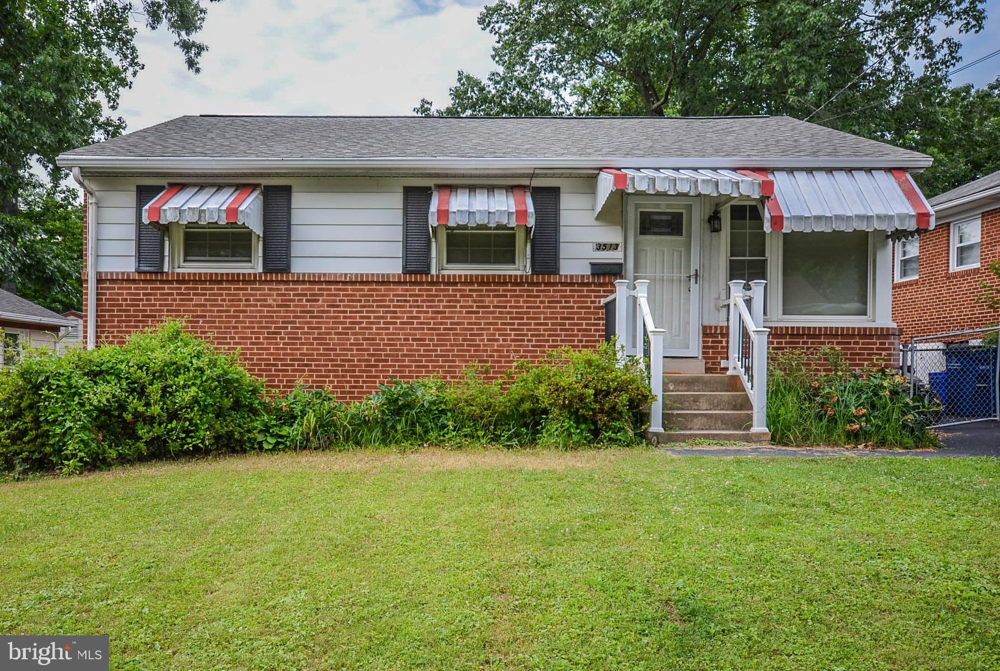 Bright & spacious single family home in Kensington, Almost 2000 sqft of finished space. Gorgeous hardwood floors throughout both levels. Updated kitchen and bathrooms. Main level has 3 spacious bedrooms & 1 full bath with a jacuzzi tub and double vanity. The fully finished basement is completed with a rec room, one additional bedroom, a full bath, and a large storage area with washer and dryer. This home also features a newer oversized deck, a lush, fully fenced backyard, and a storage shed. Located in close proximity to Wheaton Metro, Westfield Shopping Center with Costco & Target, Kensington's Antique Row, & a plethora of shops and restaurants. Close to major routes and public transportation. Certified lead free.