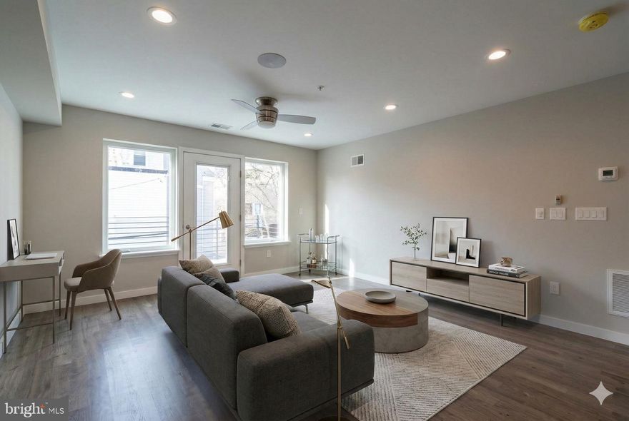 LOCATION, LOCATION! What a combination: own one of the best new construction triplexes, situated on one of Graduate Hospital's best blocks, while receiving approximately $110K in annual income. Alternatively, as an owner-occupant, 2 unit leases come due mid-year 2026, allowing the other units to offset the mortgage payment.   Also for cash flow enjoy taxes of ONLY $3,000 as there a few tax abatement years remaining.   And each unit is super sexy with amazing high end finishes to the max level.   Simply is a  very rare opportunity to own a high income producing triplex fantastic  longer term / blue chip investment.    Tax abatement  is until June 2028!   Unit 1  - Bi-level the entire first floor plus lower level! This is a 3 bedroom, 3 bath with fantastic private  yard space. Unit 2  - Bi-level front half of this beautiful building 2nd & 3rd floor, 2 bedroom, 1 bath, and a roof deck that has the amazing sunrise to sunset views. Unit 3 - Bi-level 2nd and 3rd floor rear of the building with 2 bedrooms, 1 bath and amazing roof deck with skyline views! All the units have washer and dryers, quartz counters, stainless steel appliances, hardwood floors, generous closet space, and great natural light. All heating, cooling, hot water and central air in this building is custom throughout. Excellent quality and condition. Current tenants are fantastic with superb ental history!  Solid cap rate for a blue chip investment property in Grad Hospital as a stones throw away from Ritttenhous Square.   As the owner-occupant or your tenants, you will enjoy the BEST lifestyle that the city offers, with countless restaurants, cafes, museums, shows and a quick ride to the sports stadiums, as it is one block from Broad st.   Even though the property is tenant-occupied, it is easy to show  so make your appointment today !