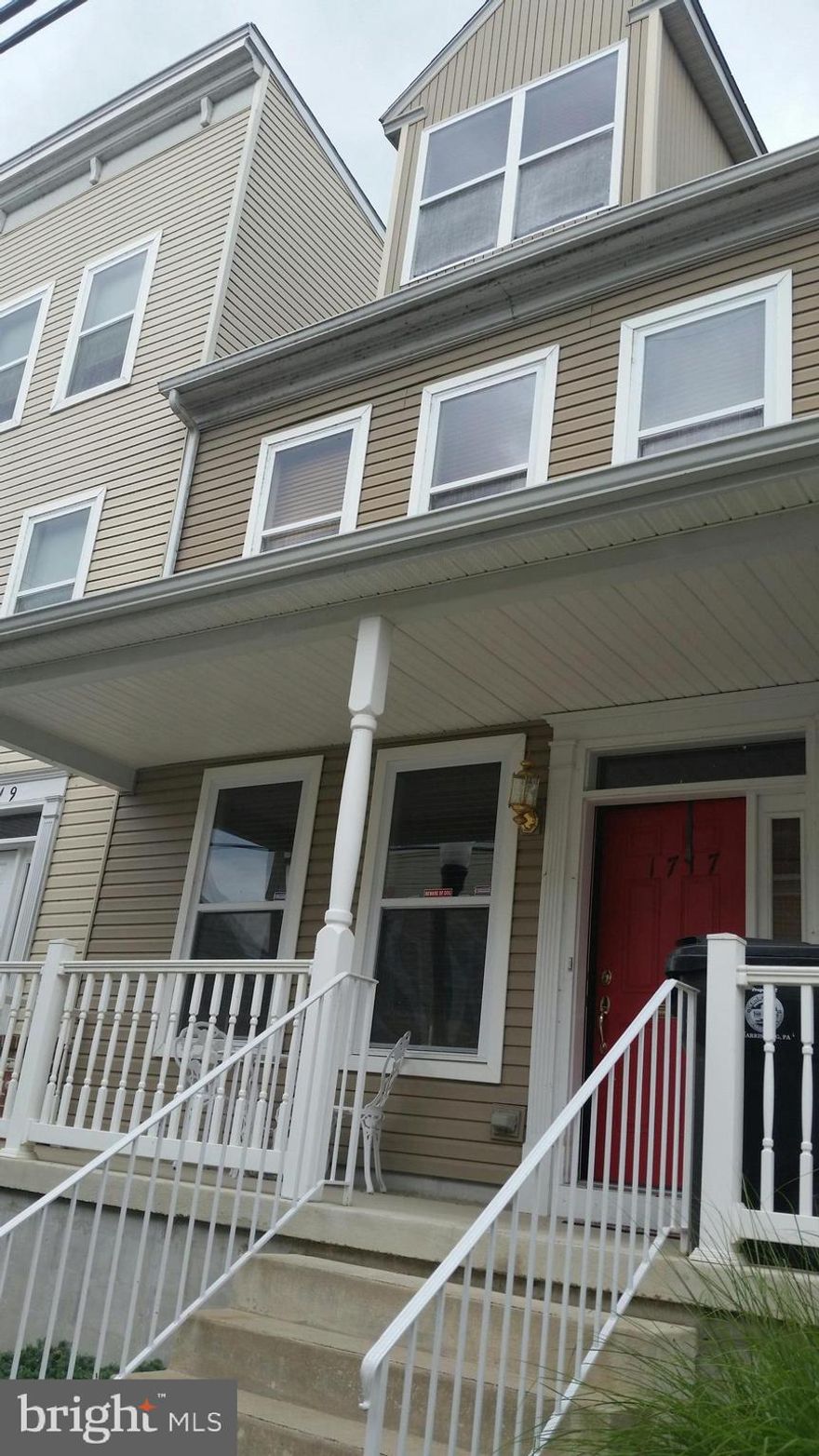 One of the few non-busy streets hidden in downtown Harrisburg, yet convenient to farmers market.  You have 2 options for master bedroom/bath...either the 2nd floor w/ w/ bath + double vanity w/ jacuzzi tub or hide out on the 3rd floor with large private bath, vaulted ceiling and your own gas fireplace, flat screen tv and SURROUND SOUND!  The 1st floor updated kitchen has breakfast area and flow right into LR/DR.  Sit out on the front porch and watch life go by or hide out in rear garden and let the tree shade your relaxation.  Get away from it all in your garage BONUS room - ideal for personal office or Home business!