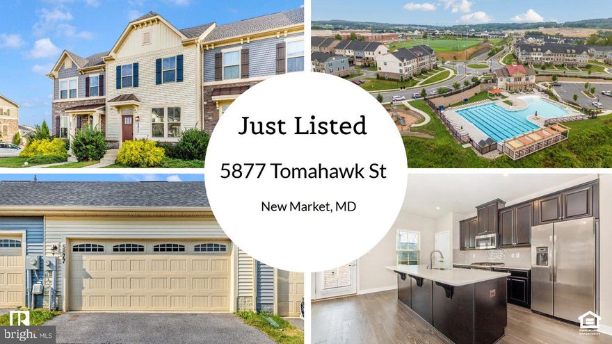 Immaculate 5-Year-Young Townhome in Highly Desirable Lake Linganore Town Center! This stylish 3-bedroom, 2 full & 2 half bath home boasts a RARE 2-car detached garage and a prime location within walking distance to Oakdale High School and the brand new upscale shopping center featuring Weis Grocery, Starbucks, and more. Step inside to an inviting open concept main level filled with natural light and luxury vinyl plank flooring. The gourmet kitchen is a true showstopper, featuring 42” cabinetry, quartz countertops, stainless steel appliances, gas cooking, and a spacious island perfect for both everyday living and entertaining. A fully finished basement provides additional living space, while the private, fully fenced backyard with a stone patio offers a serene spot to relax or host guests.
Enjoy all the resort style amenities of Lake Linganore, including private lakes, four outdoor pools, tennis courts, beach access, basketball courts, fishing, hiking trails, kayaking, and more. The HOA conveniently covers lawn care,  treatments, and snow removal (including sidewalks), giving you more time to enjoy your home and community. All this and no city taxes just 6 miles from Historic Downtown Frederick. Zoned for sought-after Oakdale Schools.