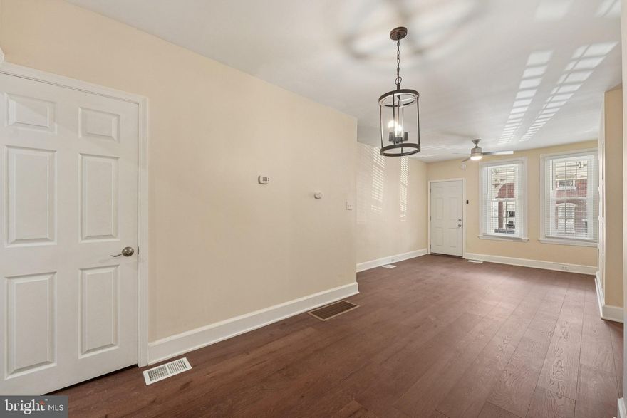 ***GREAT NEWS THE SELLER WILL PAY FOR ! YEAR OF HOME WARRANTY AT SETTLEMENT*** -Nestled in the heart of Norristown’s charming community, this beautifully reimagined Colonial townhouse offers a seamless blend of historic character and contemporary luxury. Originally built in 1890 and thoughtfully renovated from 2024 to 2025, the home spans approximately 936 square feet of refined living space—perfectly suited for those who value both heritage and modern design.
Step inside to discover an inviting open-concept floor plan that effortlessly connects the living, dining, and kitchen areas. Gleaming hardwood floors and recessed lighting set a warm, elegant tone throughout. The kitchen serves as the heart of the home, featuring upgraded countertops, premium finishes, and a gas cooktop with an oven/range—ideal for both the seasoned chef and casual entertainer.
Upstairs, three spacious bedrooms provide serene retreats filled with natural light and timeless details. The full bathroom is thoughtfully appointed with a stylish tub-shower combination, evoking a spa-like ambiance. Ceiling fans throughout ensure year-round comfort and efficiency.
Beyond its interior, the property’s classic brick façade reflects its enduring craftsmanship, while a private driveway accommodating two vehicles adds a touch of everyday convenience. Situated less than a mile from public transportation, this home offers the perfect balance of tranquility and accessibility.
Every detail of this exceptional townhouse has been curated to deliver an elevated living experience—where history, comfort, and style converge. Whether you’re enjoying a quiet evening at home or hosting friends, this residence invites you to embrace a lifestyle defined by grace, warmth, and modern sophistication.