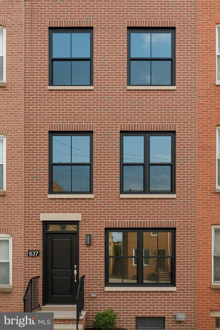 Welcome to 637 Morris Street, a stunning and spacious 4-bedroom, 4 full-bath masterpiece located in the heart of one of South Philadelphia’s most vibrant and beloved neighborhoods—Passyunk Square. Known for its charming architecture, nationally acclaimed restaurants, lush parks, and unmatched walkability, this neighborhood is a magnet for those who want to experience the very best of city living with a strong community feel.

From the moment you step inside, you'll notice the gleaming hardwood floors that stretch throughout the home, setting the tone for the sophisticated, yet welcoming, atmosphere. The open-concept layout is ideal for modern living, perfect for entertaining or simply enjoying a connected, comfortable lifestyle. At the center of the home is a beautifully designed gourmet kitchen featuring 42" cabinetry, granite countertops, two breakfast bars, a striking glass tile backsplash, and high-end finishes that any home chef will appreciate.

All four bedrooms are generously sized, offering ample space for relaxation, work, or guests. Two of the bedrooms include luxurious ensuite bathrooms, ideal for multi-generational living or those who crave privacy and comfort. The fully finished basement is more than just a bonus space—it includes a fourth full bathroom, making it perfect for a home gym, office, guest suite, or media room.

But the real showstopper? Head up to the expansive rooftop deck where you’ll be treated to unobstructed panoramic skyline views that stretch across the city. Whether you're hosting friends or enjoying a peaceful evening under the stars, this space is your private perch above South Philly.

Dickinson Square Park is just a block away, offering a leafy escape and a dog-friendly, family-friendly hangout. With two years remaining on the tax abatement, this home represents incredible value in a market where demand in Passyunk Square continues to soar. Similar homes in the area with fewer bathrooms and less square footage have sold for significantly more, making this one of the best buys on the market.

Tucked between major arteries, public transportation, and just minutes from the Italian Market, Center City, and some of the finest culinary gems Philadelphia has to offer, 637 Morris Street isn't just a place to live—it’s a place to thrive.

This is your opportunity to own a rare, oversized home in a premier location—don’t wait. Schedule your showing today before this incredible value is gone.