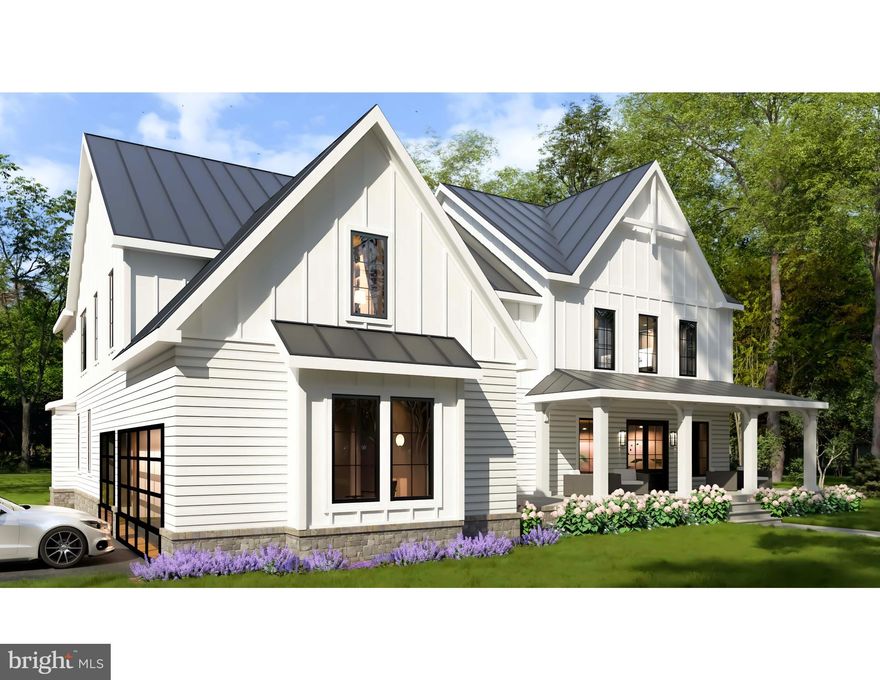 Spectacular Lot provides an excellent opportunity to build a custom home on 9 acres  in Central Bucks Schools! MJ Costigan Builders is a renowned custom builder who has a long history of providing quality and value to his customers. Schedule your meeting today to discuss your architectural ideas. The rendering of the elevation posted  is conceptual in nature and can be revised to meet your expectation.