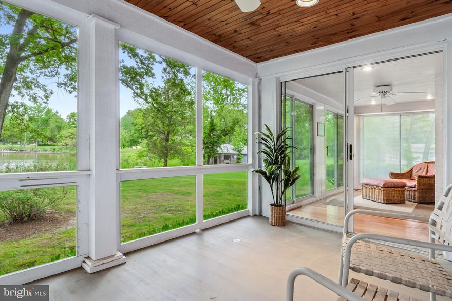 First time offered in 50 years! Discover this hidden gem nestled along 200' of waterfrontage on Hayward Cove, opening onto the scenic Miles River. Located on at the end of the street, between Easton and St. Michaels this colonial style home is situated on a 1+ acre lot with mature trees, offering three bedrooms, two bathrooms, beautiful wood flooring, a cozy dining area accentuated by a free standing  wood stove, living room with nice views, and a main level owner's bedroom. Kitchen  has been updated.  Several outdoor spaces including a waterside rear deck, a screened porch with ceiling fan, and an enclosed sun porch offering terrific, expansive  water views through a wall of windows. Storage sheds. Pier is needs replacement .Water depth is 1-2 ft. Basement has mechanicals , washer and dryer.  Launch your kayak and immerse yourself in the breathtaking scenery that the eastern shore has to offer. Public sewer. Property being sold as-is. This house is a perfect getaway close to Easton and St. Michaels . Don't miss this wonderful  opportunity to get a waterfront home for an affordable price. Appears to have room for a pool.