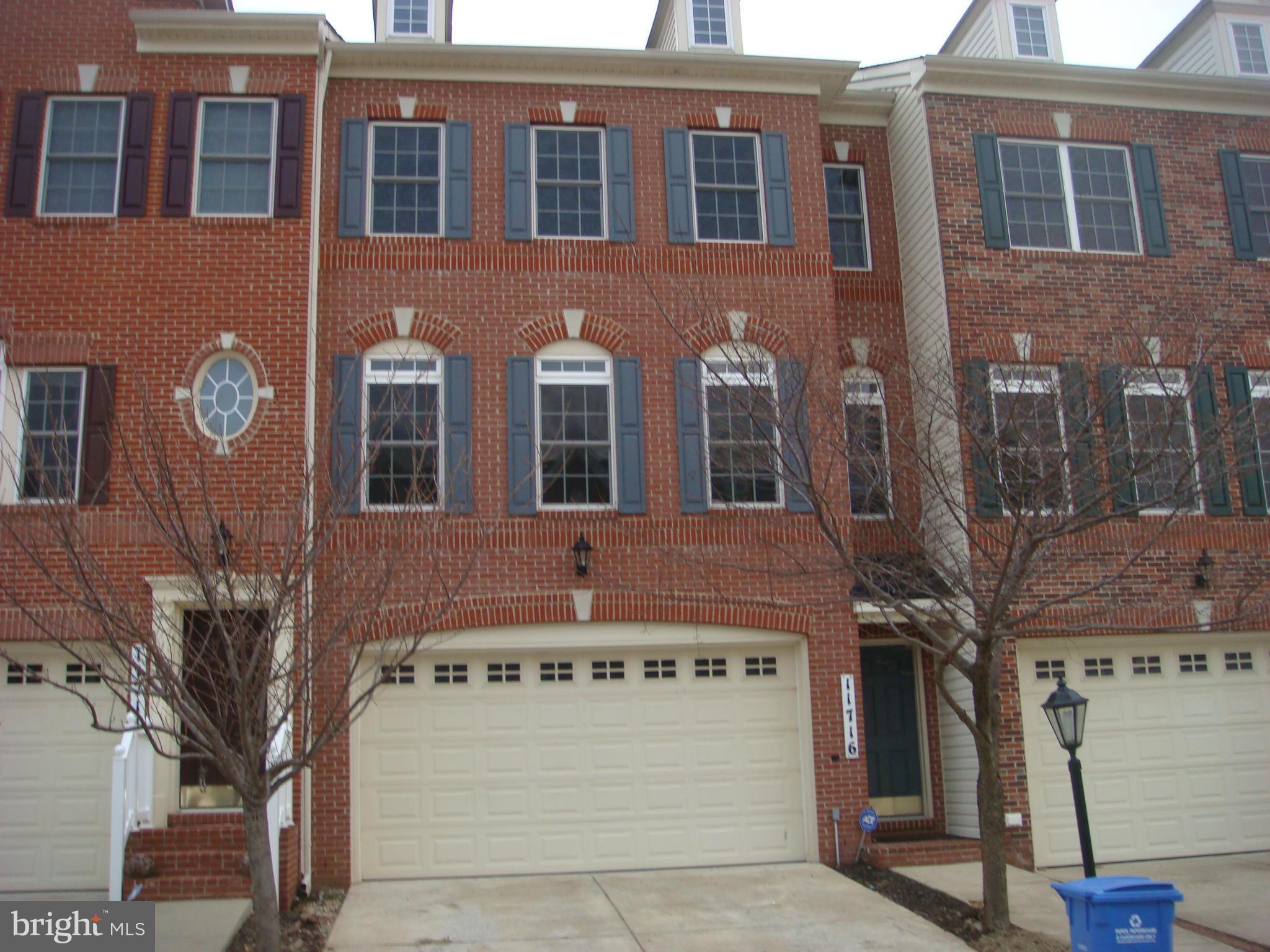 Gorgeous 4 Level Town House boasts over 3800 sq ft.conveniently located near 355 & 118. Corian counters, balconies, fire place, family room off kitchen......Master bed room has 2 walk-in closets, separate shower & tub, and a balcony. Good size 2 additional bed rooms on the upper level. lower level has a half bath, 2 rooms and a balcony-ideal for a home office.Oversized 2 car garage. New carpet. No Smokers.