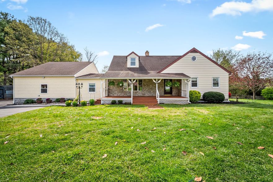 Welcome to 2619 Bradenbaugh Road. This charming Cape Cod tucked into one of the most peaceful settings you could imagine—a true rural Harford County gem, surrounded by preserved farmland and scenic views in every direction. Lovingly maintained by its original owners for the past 45 years, this home is filled with warmth, character, and a story worth continuing.

From the moment you arrive, the home’s curb appeal sets the tone—featuring stunning stonework accents, shake-style vinyl siding that adds dimension and charm, and a welcoming front porch that invites you to slow down and stay awhile. It’s the perfect place to unwind with a set of rocking chairs and take in the quiet beauty of the countryside.

Step through the mahogany front door into a cozy foyer, where you’re welcomed by a spacious living room to your left, highlighted by a beautiful bay window that fills the space with natural light. The traditional layout offers both functionality and charm, featuring an eat-in kitchen and a formal dining room at the heart of the home—perfect for everyday living and gatherings alike.

The main level also includes two comfortable bedrooms, a versatile den or office, and a full bath with a walk-in shower, offering flexibility for a variety of lifestyles. Just off the kitchen, the expansive sunroom is truly a showstopper—an inviting space to relax year-round, with direct access to a composite deck overlooking the large, fenced backyard.

Upstairs, you’ll find two generously sized bedrooms and a second full bath, including one bedroom with an oversized walk-in closet. The unfinished basement provides endless potential—whether you envision additional living space, a workshop, playroom, or simply need ample storage. Laundry is conveniently located here as well, along with a spacious cedar closet.

Outside, the setting is just as special. With open space and room to grow, this property is perfectly suited for anyone dreaming of a small farmette—offering ample space for a pasture, animals, gardens, or simply enjoying the beauty of rural living. There are two sheds that convey, one offers access from the driveway, offering idea storage for lawncare items, and the other is 8x18ft and tied in to the fenced back yard, making an ideal spot for a run-in shed for animals! The Generac back up generator offers peace of mind for any unforeseen power outages.

A side-loading two-car attached garage adds both convenience and clean curb appeal, complementing the home’s thoughtful exterior design.

Major updates, including the roof and mechanical systems, have been completed within the past 15 years, offering peace of mind for years to come.

This is more than just a home—it’s an opportunity to carry on a legacy rooted in care, longevity, and the quiet beauty of Harford County countryside. Don’t miss your chance to make it your own.