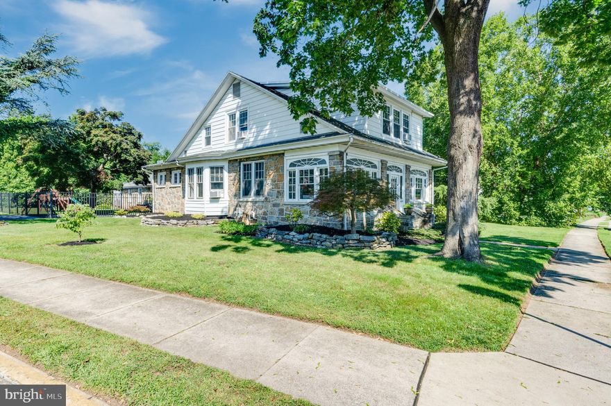 You will not want to miss this stunning, 4-bedroom, 1.5-bathroom beauty situated in the Muhlenberg School District just minutes from shopping, restaurants, and all major highways! This incredible corner property boasts a detached two car garage with electric, new roof, and storage area, asphalt driveway for 5+ vehicles, and a fully fenced rear yard with a stone paver patio to the gorgeous water feature and covered hot tub included in the sale! Enter through the front door into the massive, enclosed porch that spans the front of the home, features beautiful stained-glass windows, and a heat source, making it a year-round living space. From there you can enter the large living room through the leaded glass front door onto luxury vinyl plank flooring that flows nicely throughout the main floor of the home. The living room offers gorgeous original woodworking, a gas-fueled stone fireplace with mantle, and a columned entryway with gorgeous wood pocket doors to the office. The office is complete with a spacious closet, and old charm touches such as a glass doorknob and solid wood doors that can be found throughout. Continue on to the vast dining room with bay windows, modern chandelier, and access to both the 42-handle kitchen and hallway to second floor steps and main floor half bathroom! The kitchen boasts tile flooring, a tile backsplash, double sink, ceiling fan, leaded glass display cabinetry, recessed lighting, and wanescoating. All appliances to remain for the new owners, including the brand-new built-in microwave! Completing the main floor is the spacious mud/laundry room with access door to the rear fenced-in yard, driveway, and garage. Make your way to the second floor to discover the generously sized, newly renovated full bathroom complete with tile flooring, tiled shower/tub, updated vanity, LED touch screen mirror, floating shelves, and all new matching hardware. The wide hallway will lead you to 4 ample sized private bedrooms, two with large walk-in closets! Three of the four bedrooms offer ceiling fans and all four offer stunning original hardwood flooring. This incredible home mixes old world charm and modern updates and is move-in ready! The furnace has been converted to natural gas providing maximum efficiency! An additional soaking tub in the unfinished basement adds convenience. Don’t wait, schedule your showing for this adorable move-in ready home today!