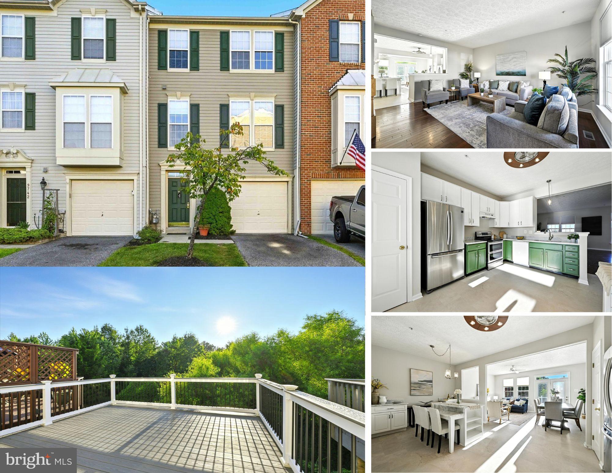 Think all townhomes are the same? Think again. This stunning home in the sought-after Coachhouse community of Perry Hall Farms defies expectations with a rare full three-level bump-out, offering surprising space, thoughtful upgrades, and the kind of easy living buyers dream about.
From the outside, it looks like your traditional townhome—but step inside, and you will immediately feel the difference. The entry level welcomes you with a spacious recreation room & bonus room featuring stylish checkerboard flooring, a convenient powder room, and walk-out access to the backyard—perfect for casual gatherings, game nights, or a home gym. There is also access to a 1-car garage and private driveway, with guest parking directly across the street.
On the main level, gleaming hardwood floors flow through the living room, the bright and open layout includes a spacious kitchen, dining room, and a cozy family room complete with an electric fireplace. The heart of the home is the updated kitchen, beautifully appointed with marble countertops, a spacious island for seating and prep, and additional cabinetry for storage—ideal for everything from meal prep to morning coffee with friends.
Upstairs, you will find two expansive primary suites, each with its own full bath. The main suite features a bump-out sitting area, perfect for a home office, reading nook, or peaceful retreat, plus a walk-in closet and a spa-like bathroom with soaking tub, shower, and dual vanities. And to take comfort to the next level, the seller installed mini-split air conditioning units in each bedroom—a smart upgrade that allows for zoned cooling, improved efficiency, and lower energy bills.
Backing to a wooded area, this home offers added privacy and a calming natural view. And for those who want to spend weekends enjoying life—not landscaping—the condo association handles all lawn care and landscaping. It is truly low-maintenance living at its best.
All of this in a beautifully maintained neighborhood just minutes from shopping, dining, parks, and commuter routes.*** HOA CUTS THE GRASS AND MULCHES***
🛠️ Recent Updates & Upgrades:
❄️ Mini-Split Air Conditioners in Bedrooms – 2025
🌞 Composite Deck – 2024
🚽 Dual Flush Toilet – 2022
🔥 Water Heater – 2021
🎨 Painted Shutters & Trim – 2021
🧱 Tiled Main Level – 2020
🌬️ HVAC– 2021
🪵 Hardwood Floors (Living Room & Stairs) – 2019
🍽️ Kitchen Island & Marble Counters – 2019
This is not just a home—it is a lifestyle, and it is ready for you.