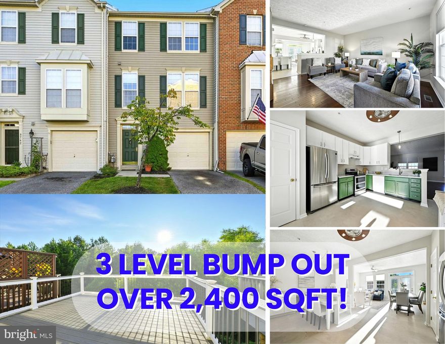 Discover the Space, Comfort, and Convenience You’ve Been Searching For

Think all townhomes are created equal? Think again. This rarely available largest model in Perry Hall Farms’ sought-after Coachhouse community redefines what townhome living can be. With a bump-out on all three levels, a private wooded backdrop with open space to run around, and a low-maintenance lifestyle where the HOA handles lawn care and mulching, this home checks every box for easy living and everyday comfort.

Step inside and you’ll immediately feel the difference. The entry level opens to a spacious recreation room or 3rd bedroom, complete with stylish flooring, a convenient half bath, and walk-out access to the backyard—perfect for movie nights, a home gym, or weekend guests. You’ll also find a 1-car garage with extra storage, a private driveway, and guest parking right across the street.

Upstairs, the main level is designed for gathering and entertaining. Hardwood floors flow through an open-concept layout that connects the living room, dining area, and cozy family room with an electric fireplace. The updated kitchen steals the show with two-tone cabinetry, marble countertops, a large island with seating, and extra built-ins for storage—a beautiful blend of style and function.

On the upper level, you’ll find two expansive bedroom suites, each with its own full bath. The primary suite includes a sunny bump-out sitting area (ideal for a home office or reading nook), a walk-in closet, and a spa-inspired bath with dual vanities, soaking tub, and separate shower. To top it off, the owner added mini-split air conditioning units in both bedrooms for custom comfort and energy efficiency.

Out back, enjoy peaceful views of the trees from your composite deck (installed 2024)—a quiet retreat after a long day. And because the HOA handles the yardwork, you can spend your weekends living, not mowing.

Recent updates include:
❄️ Mini-Split A/C Units (2025)
🌞 Composite Deck (2024)
🔥 HVAC & Water Heater (2021)
🧱 Main-Level Tile Flooring (2020)
🪵 Hardwood Floors & Stairs (2019)
🍽️ Kitchen Island & Marble Counters (2019)

Location perks: just minutes from shopping, dining, parks, and commuter routes, plus easy access to Liberatore’s Italian Restaurant for date night or Sunday dinner.

This isn’t just a home—it’s a lifestyle. Spacious, stylish, and smartly updated, it’s everything today’s buyer is looking for… and it’s ready when you are.