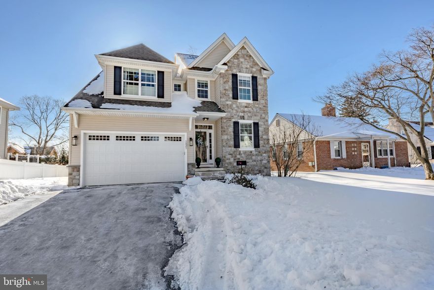Filled with so much natural light throughout, offering a modern, yet classic floorplan & located in a great walk-to location in Havertown is this amazing Sposato built home!  Built in 2012 & loved ever since, this 4 bedroom, 2.5 bath home offers 2900+ square feet of above ground living space & a huge canvas with high ceilings in the lower level.  Pull into the private drive & head on in!  The covered front entry leads you right into the foyer.  The first floor circular flow of the home is perfect for daily living & makes entertaining effortless.   The openness of each room to one another gives you open & airy living which everyone desires.  Off the foyer in the front of the home is a designated office behind a French door which can easily double as a playroom.  The powder room is perfectly tucked off the hallway.  The wow factor of the living spaces & all of the natural cross light coming in will make you happy. Enjoy a large family room space with a gas fireplace, traditional mantle & hearth & crown moldings that opens right up to the large eat-in kitchen with center island, granite countertops, stainless steel appliances, recessed lighting & a great breakfast nook.  The slider door leads you right out to the newer vinyl & trex deck, perfect for your parties 3 seasons a year.  Also on the first floor is a dining room with wainscotting and room for a large table & server that flows right into the formal living room space.  The beauty of the floor plan is its versatility, so you have options for how to set it up.  Upstairs you will find an incredible primary suite with a large bedroom, bathroom with toilet closet, soaking tub, shower, double vanity & 2 walk-in closets.  The 3 additional bedrooms on the 2nd floor are all large, sunfilled & have great double closets.  The 2nd floor laundry is a bonus! Enjoy new carpeting on the 2nd floor that has barely been lived on.  The lower level of the home is a huge space for whatever your needs may be!  There is a full bath rough- in if you’d like to finish the space someday.  Great ceiling height, egress & easy access to plumbing & electrical give you options for layout.  For now, it’s a massive clean space for storage, workout & workshop.  This home offers some features that most don’t in Havertown such as the interior access 2 car garage with its epoxy floor & storage lockers, a large level lot with beautiful backyard, thoughtful landscape in the front & back, huge back deck & more natural light throughout the home than you’ll believe!  You walk in & feel happy. The current owners have done a wonderful job making many thoughtful upgrades such as the deck, painting the home throughout, replacing the hot water heater, keeping up with the HVAC maintenance, upgrading all interior & exterior lighting and more.  Although 14 years old, it feels new.  Sposato Homes is one of the leaders in quality construction & craftsmanship.  Enjoy this centralized location & its walkability factor.  Walk to all things Havertown in minutes.  Schools, parks shopping and dining.  You’ll be proud to call this one home.  The legal address is 1519 Ashton, but the house number on the home is 1521!