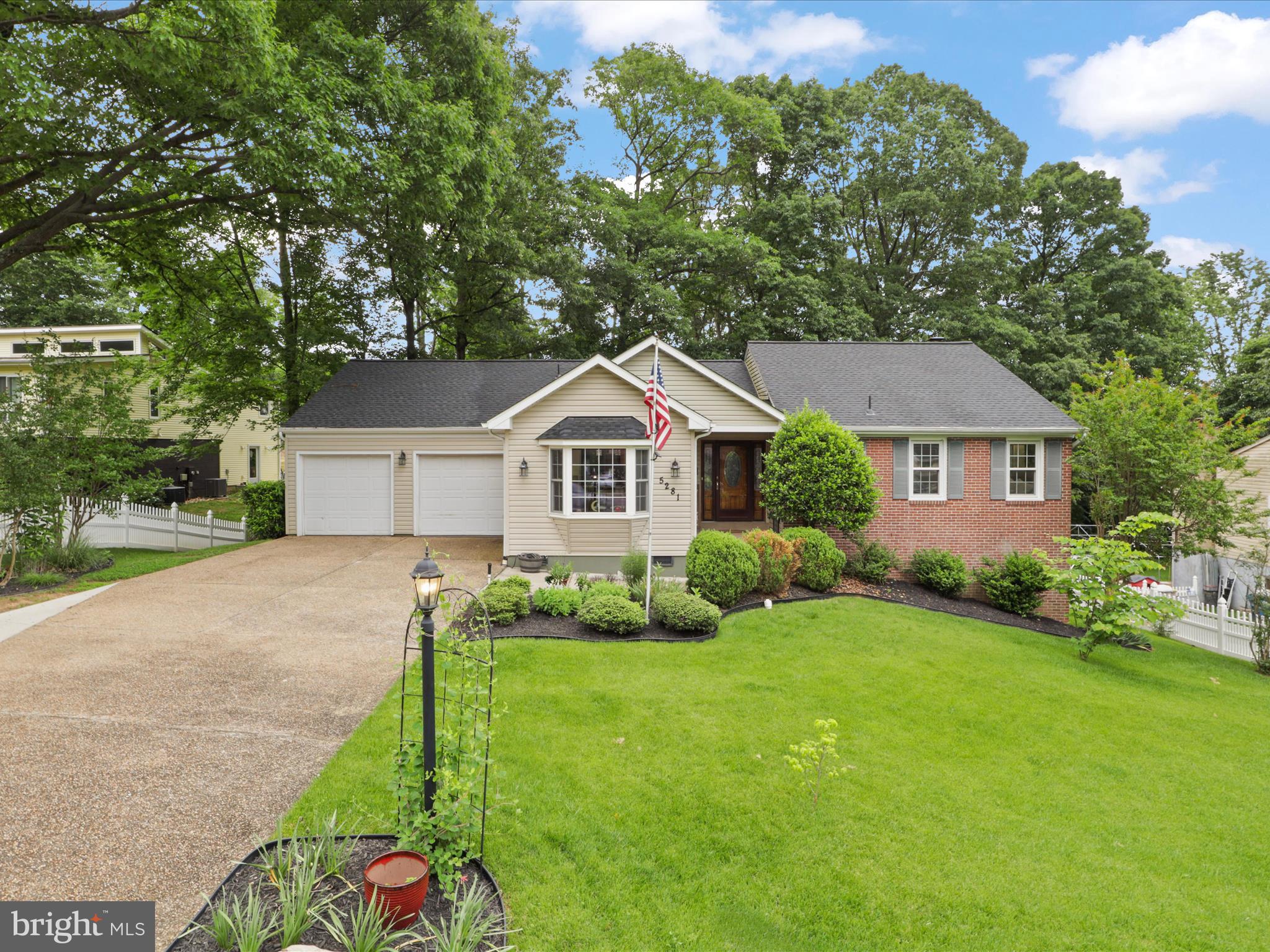 Great location! Tucked away in peaceful .5 -acre lot in Alexandria, Nestled in a wooded lot this beautiful home offers a combination of luxury, comfort, and convenience, with a host of desirable features to elevate your lifestyle. Just minutes from major commuting routes and business hubs. As you step through the door you are greeted by solid hardwood floors that grace the main level, leading you into the living and dining room that open into a spacious SunRoom where natural light pours in through large windows, creating a bright and welcoming atmosphere. The heart of this home is the large eat-in kitchen, boasting granite countertops, ample cabinetry, and a convenient pantry for all your storage needs. The main floor also has the primary bedroom having its own private balcony, walk-in closet and ensuite bathroom. It also has a second bedroom and bathroom. Walk down to the basement that has a large den and family room that walks out to a nice patio ,with the view of the wooded area behind the house. The basement has two additional bedrooms with an updated third bathroom. A nice large fenced in yard with a beautiful landscaped and wooded yard.
Unbeatable location: Easy access to 395/495. Close to Landmark redevelopment, close to Van Dorn Metro and VRE, Pentagon, Old Town Alexandria, Reagan National Airport, and D.C. Don’t miss this rare find—schedule your tour today!
Come see what makes this one so special — space, privacy, and location all in one!