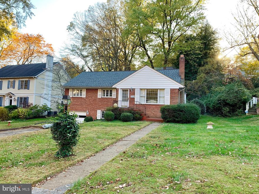 SUPER OFFERING for a solid home in sought after Broyhill Hills*It's hard to find homes with nice lots and such a great North Arlington location *This Broyhill build home is solid, but is waiting for your updates, renovation, or new construction*Value is in the land, solid home and location *Nestled on a spacious lot in this serene neighborhood  *Nice size rooms with large living room with fireplace and picture window; separate dining room with bay window extension; eat-in kitchen w/space for table and walk-out to rear yard; hardwood floors under carpeting *The lower level has a recreation room; full bathroom; and laundry/utility room *There is also an interior access to the garage which also offers storage *Utility and laundry room at the basement level *House has been nicely maintained by long-time owner, but is in need of updates, clean up and renovation which will make it a tremendous investment (sold as is) *You simply will not go wrong with this location>Stone's throw to Washington Golf; a commuter's dream with easy access to Chain Bridge,  GW Parkway, Rt. 66, Georgetown, Crystal City,  Airport, shopping, county parks, bike trails and Amazon HQ2 headquarters>Short walk to Zachary Taylor Nature Center that has beautiful woods, hiking nature trails and tranquility