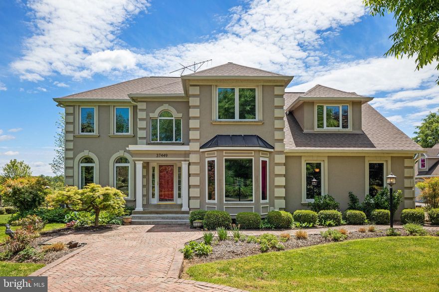 A beautifully maintained home on 10 pastoral acres backing to a stream without an HOA!  Enjoy privacy and a quiet farm-like atmosphere.  You'll be welcomed to the property rich with landscaping, fencing, and gorgeous hardscaping. This traditional floor plan is bright, clean, and sunny with beautiful outside views from every window!  You'll enjoy the entertainer's flow to this home featuring a main level office, family room with vaulted ceilings, pool, and gorgeous deck overlooking the in-ground pool.  The fully finished basement with a wet bar and custom craft room.  Premium upgrades to this home include commercial grade windows, energy-efficient stucco exterior 2-year-old roof with architectural shingles, HVAC Units... just to name a few.  The detached 4 bay garage features two auto lifts and compressed air, and a large unfinished loft.  You and your guests will enjoy ample paved parking areas.  Don't miss this opportunity to make this gem your new home.  *Please do not enter the property if the gates are closed.*