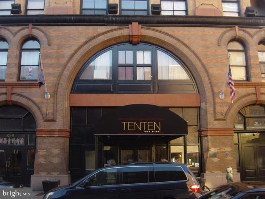Penthouse bi-level of 2-bedroom, one full bath’s condominium is available in The Brentwood Historic Building. Located is in the heart of Chinatown in Center City Philadelphia, close to public transportation, Pennsylvania Convention Center, Independence Mall, Reading Terminal Market, Jefferson Hospital. Just steps away from Chinatown restaurants and walking distance to City Hall, museums, Center City, Old City, theaters, shopping and dining.  Building offers a secure main entrance and a luxurious lobby.
This unit boasts abundant natural light, soaring ceilings, and charming exposed brick, wood beams, and hardwood floors. The master also offers an amazing walk-in closet and high-efficiency washer & dryer. Also included: There is good size of storage unit in the basement. The property is strictly sold in As-Is conditions.
Motivated seller, so this listing will go fast. Call today to schedule an appointment!!!