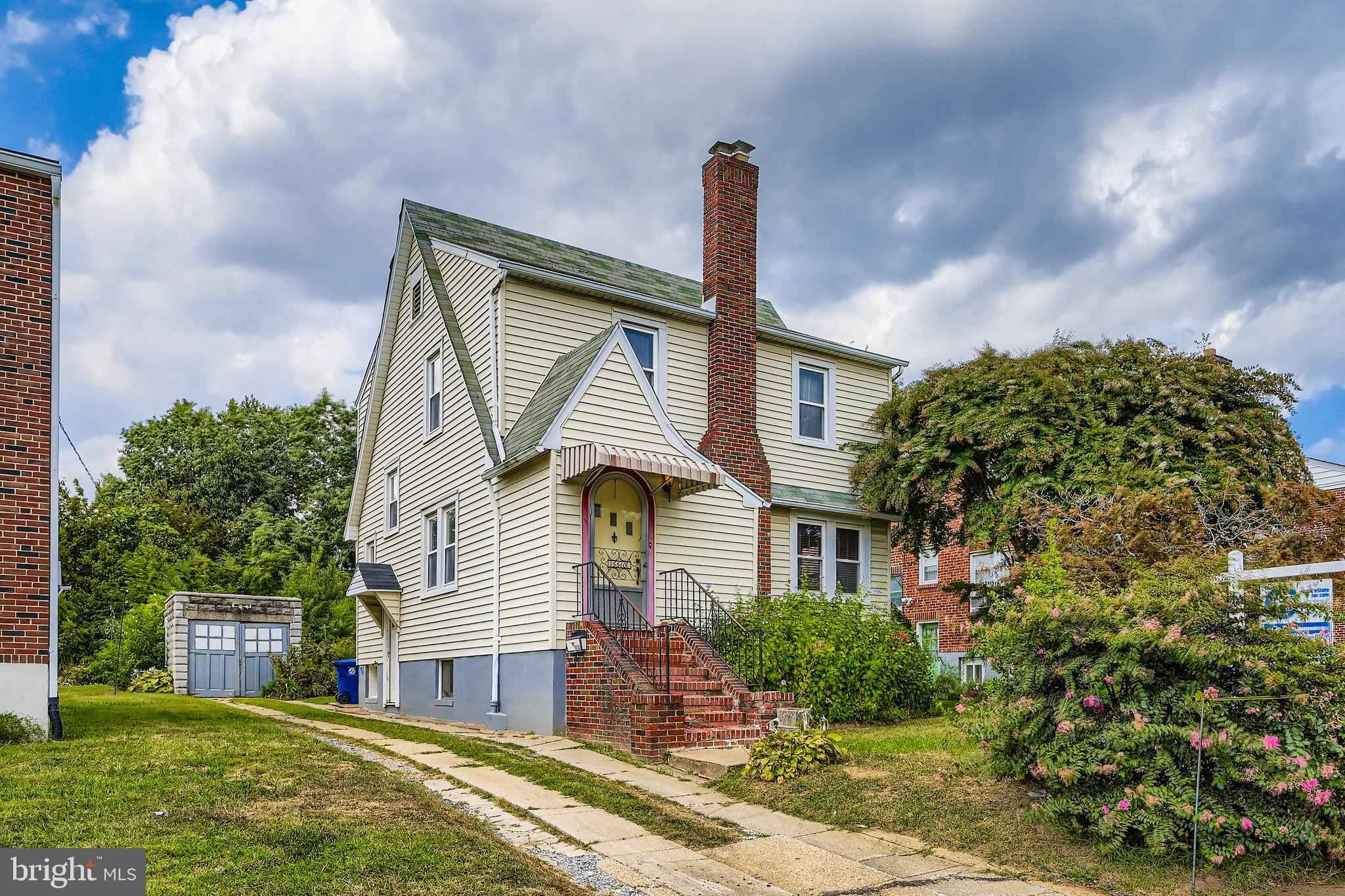 Charming Cape Cod in the Hamilton neighborhood of Baltimore City, set on a well-kept street of established homes. Built in 1939, this home offers 1,366 sq. ft. above grade plus an additional 716 sq. ft. of unfinished basement space with potential for future finishing. Classic dormers on the front and rear add character and curb appeal.
The main level features a spacious living room with hardwood floors, a fireplace, a separate dining room, and a kitchen. Upstairs are three bedrooms and one full bath, also with hardwood flooring. Radiator heat fueled by natural gas adds to the home’s original character.
Outside, the property sits on a nearly 0.19-acre lot, providing a nice yard and outdoor space. A detached garage offers extra storage.
This home is ready for a new owner to bring finishing touches and updates, making it a wonderful opportunity to create your own style while preserving its classic charm. This Hamilton gem has strong potential for those seeking value and character in a desirable neighborhood.