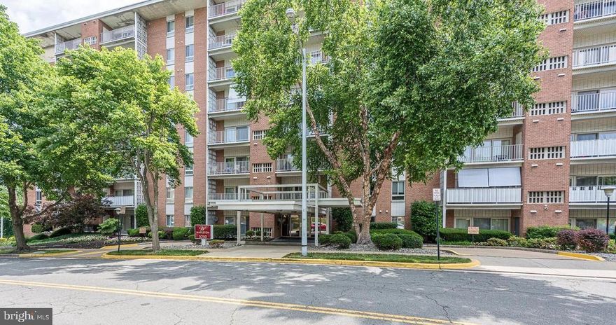 Updated and bright 1 bedroom apartment in the sought after Wapleton Condominium.  Freshly painted. Totally brand new kitchen. All new appliances, cabinets and quartz counter top. Bathroom has been renovated - new vanity, tiles and flooring.  Large balcony overlooking trees and green grass.  All utilities included. Assigned parking space - #31. Laundry room on every floor.  Secure building, pool, party room. Awesome location - minutes to 395, Pentagon, DC/Old Town, airport and shops in the Landmark area. Bus stop in front of building.  Available immediately.