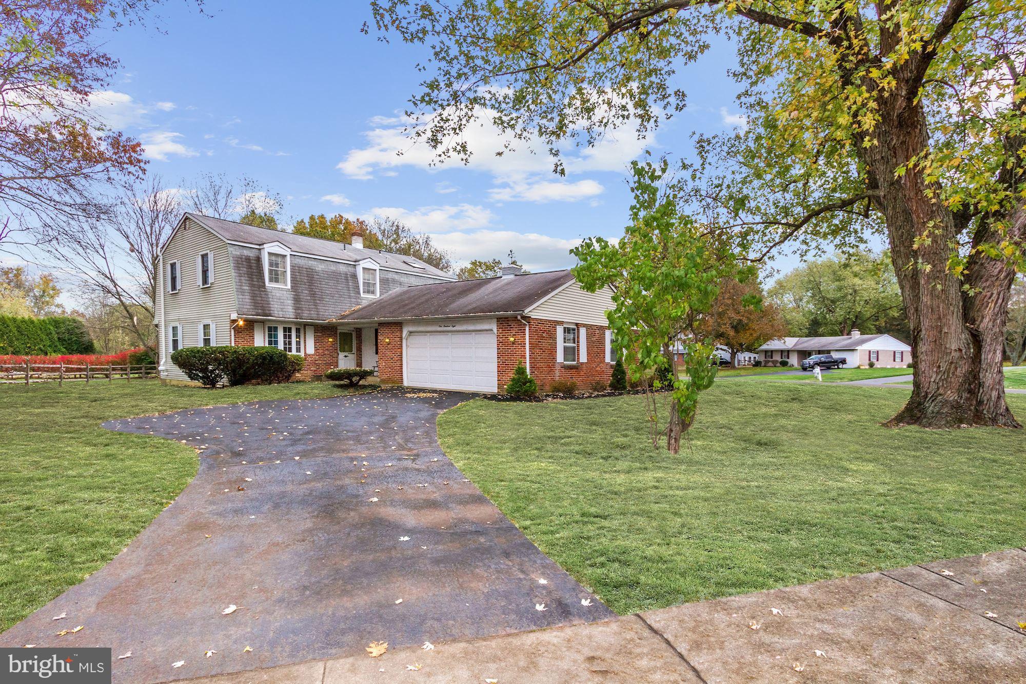 Welcome home! Come and see the potential of this beautiful, 4 bedroom, 2 1/2 bath Colonial style home in the highly rated North Penn School District! This home has had only one owner since it was built! Now it could be yours. This two story house, with basement and two car garage, is situated on a desirable corner lot, with plenty of room for a pickup game of touch football or weekend BBQ on the back patio with friends. The street is quiet and tree lined, with Bridle Path Elementary school tucked at the end of this mature neighborhood. Come inside and appreciate the original hardwood floors in the large living room and formal dining area. Head through to the eat in kitchen, where family meals have been prepared for generations! An office, powder room and full size laundry room complete the first floor layout.Upstairs, you ll find the master bedroom, with plenty of closet space and full of unique charm! The en-suite bath features a shower/tub and vanity, along with a skylight bathing the room in natural light. Three additional, roomy bedrooms with closets, share a well appointed bathroom with tub/shower and vanity.Finally, a full sized basement with a work room on one side and a rec area on the other offers additional space for just about anything!If that s not enough, this home features a brand new HVAC system, and a recently installed Radon remediation unit. Close to shopping and convenient to Rt 309 and the PA Turnpike, now's the time to make the move!
