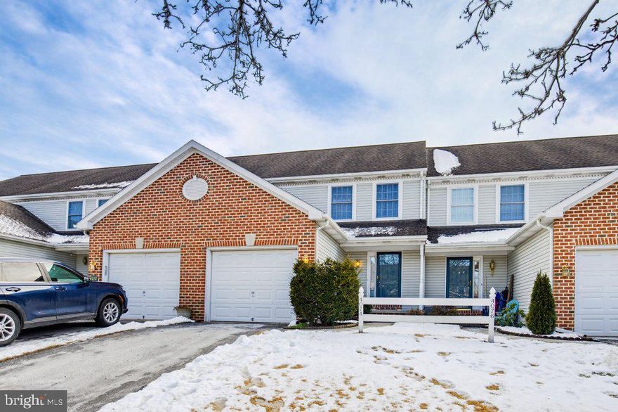 Experience the perfect blend of style and convenience in this adorable two-story townhome in Bradford Run neighborhood. Hempfield school district. Boasting over 2,100 sq. ft. of finished living space plus 1-car garage, this home feels brand new with fresh paint and new flooring throughout (2026). The heart of the home is the open-concept living room and dining combo, leading to a bright kitchen with breakfast area and stainless appliances (new dishwasher 2026). First floor also includes oversized coat closet, laundry room, and powder room.  Retreat upstairs to the primary suite featuring vaulted ceilings and a spacious walk-in closet. Two additional generously sized bedrooms and a full bath provide plenty of room for family or guests. Need more space? The finished lower level is perfect for a den, playroom, or home gym, with ample storage to spare. Relax on your private composite deck overlooking a quiet backyard. With no-maintenance living and a prime location near Rt 30, 283, and local dining, this one is a true gem!