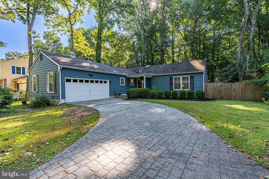 Welcome home! Commuter friendly to Fort Meade,  Baltimore, Washington DC, and Annapolis. This renovated rambler in Crofton Park has a beautiful gourmet Kitchen with tall white cabinets, quartz countertops, an oversized island, pantry, modern lights, stainless steel appliances  and a beautiful tile backsplash. Wide open floor plan with hardwood floors throughout the home. Updated primary bathroom with large shower and tile flooring. Just minutes to shopping, restaurants, and entertainment.   Large, fully fenced in back yard- perfect for the dogs, get together and kids! This home is absolutely perfect and won't last long! Contact listing agent for showing!