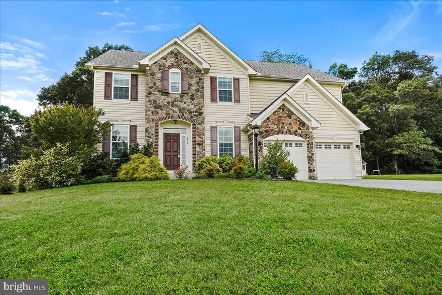 This exquisite 5 bed 3 bath home situated on a picturesque 1+ acre lot in Southern Frederick County has magnificent panoramic views and backs to the forest. Located in the highly regarded Gladhill Estates, built by Drees Homes in 2018 (no HOA), this spacious and bright Buchanan model offers nearly 3400 SF of finished luxury living space with many upgrades and wonderful features including 10 ft ceilings on the main level. Large 1481 SF walkup basement with full bath rough-in is ready for your personal touch, if you need extra space!  From the foyer of this freshly painted energy-efficient home, engineered hardwood floors lead you to an exquisite open floor plan living area. The high ceilings of the main level offer tons of light from the ample recessed lights in the great room and beyond. The modern, open floor plan features great spaces throughout–including a large office, formal dining room, and an expansive family room. Chefs will love cooking in the gourmet kitchen with its granite countertops, loads of cabinetry, double-ovens, and large center island/breakfast bar. The first floor also includes a bedroom and a full bath. Step out onto the large concrete patio for fresh air and instantly experience the serene view of the back yard, great for entertainment and your enjoyment. The upper level includes the primary suite, with an extended living space with a sitting area, and a primary bathroom with two separate vanities, upgraded tile flooring, a huge shower with custom tile, an amazing soaking tub with tile surround, and a large his/hers c-shaped walk-in closet. The upper level includes 3 additional bedrooms, 1 full hallway bath, a very large family room/play room or whatever your heart desires it to be, and spacious laundry room. Finishing the basement would give you up to 4,841 SF. ENERGY EFFICIENT HOME!!  Very low energy bills for such a large home. So much to offer and in EXCELLENT condition. Located in the Urbana High School District (Kemptown, Windsor Knolls, Urbana). Close to 270, 70, shopping centers, gas stations, restaurants, and more are just moments away.  Come Take A Look!