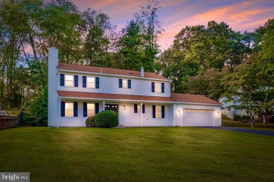 Do not miss the chance to own this beautiful 4-bedroom, 2-full-bath, and 2-half-bath colonial-style home located in the desirable Parkridge neighborhood. This property features over 3,100 square feet of finished living space, backing directly onto Seneca Creek State Park.Upon entering, you will be greeted by a combination living and dining room, enhanced by a charming wood-burning fireplace. The upgraded kitchen boasts a subway tile backsplash, white cabinetry, granite countertops, stainless steel appliances, and new hardware. Adjacent to the kitchen, you will enjoy an oversized family room that includes a convenient half bath.The main level is illuminated by bright recessed lighting and showcases gleaming hardwood flooring throughout. The family room provides access to an outdoor patio on one side and leads to a mudroom that houses the laundry area and offers a walkout to the expansive two-car garage.The upper level features an upgraded primary suite complete with a wood-burning fireplace, a spacious walk-in closet, and a beautifully renovated bathroom. This luxurious bathroom includes a soaking tub, a custom-tiled oversized shower with a glass enclosure, double sinks, and new cabinetry. Both the bathroom and walk-in closet feature modern barn door enclosures, adding character to the space. Down the hallway, you will find an additional renovated bathroom equipped with a shower-tub combination, new cabinetry, and hardware, along with three additional bedrooms, each fitted with its own ceiling fan. The basement is approximately 80% finished, offering new flooring, a den that can serve as a fifth bedroom, a half bathroom, and a utility room with ample storage. This exceptional home is equipped with a highly sought-after geothermal HVAC system, providing an efficient solution for heating and cooling. Ready for immediate occupancy, this property is conveniently located less than 2 miles from I-270, public transportation, shopping, and dining options. Act now to seize this remarkable opportunity!