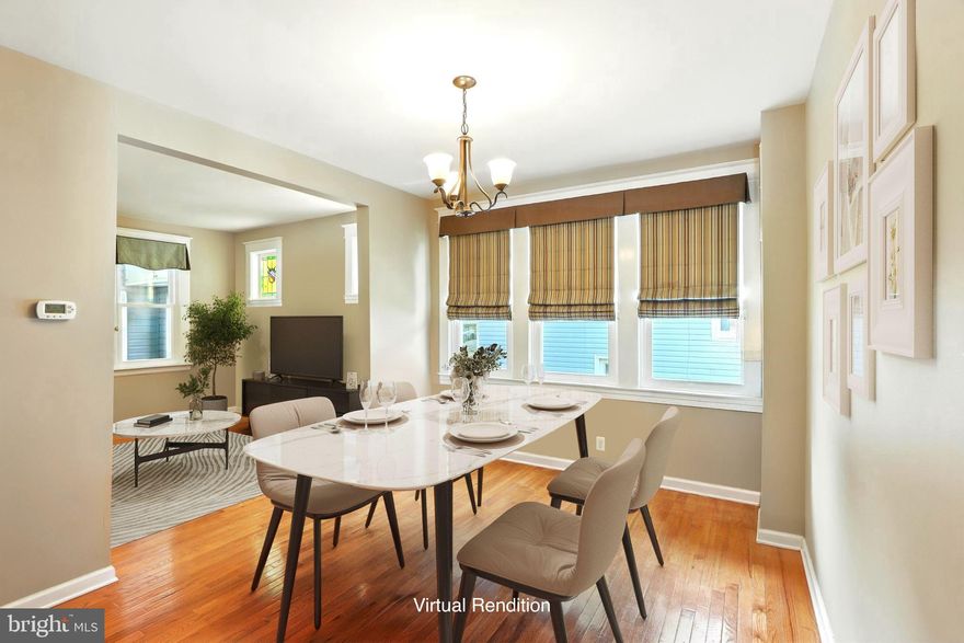 REDUCED! Buy this home with Zero-Down Payment using preferred mortgage lender.  Welcome to this beautifully maintained 4 Bedroom, 2.5-bath Colonial nestled in a quiet, tree-lined neighborhood. Many upgrades -new siding, new noise reduction windows on main floor and new exterior door. All under existing warranty. Timeless curb appeal, this home offers over 2,000 square feet of living space designed for comfort and functionality. Step inside to find a spacious and sun-filled formal living room, a separate dining room perfect for entertaining, and a cozy family room complete .The updated kitchen features granite countertops, stainless steel appliances, and a breakfast nook overlooking the backyard. Upstairs, the generous primary suite boasts a walk-in closet and a private en-suite bath. Three additional bedrooms provide ample space for family, guests, or a home office. Hardwood floors run throughout the main and upper levels, and thoughtful details like crown molding add to the home's modern appeal. Outside, enjoy a beautifully landscaped yard, a large deck for summer gatherings, and a detached garage with 5-8 car driveway. Located just minutes from schools, parks, shopping, and major commuter routes I-695, I-70, I-95, this home combines traditional elegance with everyday convenience. Don’t miss your chance to own this stunning Colonial gem.