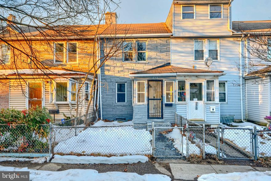 Welcome to 272 Saint Helena, a recently updated townhome in the desirable Saint Helena area of Dundalk. This move-in-ready home features two bedrooms and one full bath with LVP flooring throughout and a fresh neutral color palette. Enter through a bonus covered front porch allowing tons of natural light into well-defined living and dining areas that flow seamlessly into the rear kitchen. The kitchen features modern grey shaker cabinetry, stainless steel accents, a brand-new appliance package, single deep sink with gooseneck faucet, and convenient main-level laundry. Upstairs you’ll find 2 nicely sized bedrooms with along with a brand-new full bathroom showcasing a beautiful tile surround, stainless steel faucets, new vanity, updated lighting, and mirror. The partially finished basement provides valuable additional living space perfect for a third bedroom, office, or rec room. Step outside to enjoy the brand-new rear deck with vinyl railing, private parking pad, and fully fenced front and rear yards—ideal for pets or entertaining. Conveniently located with easy access to I-95 and the heart of downtown Dundalk. Schedule your showing today!