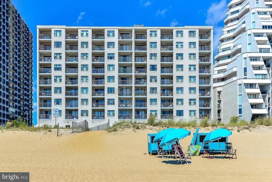 Come see this bright and sunny, recently renovated oceanfront 3 bedroom 2 bathroom top floor end unit with fireplace!This condo has spectacular views of the ocean and the bay from its two lovely balconies. A low rise in North Ocean City condo boasting spacious bedrooms, open concept kitchen w/ breakfast bar. Enjoy the spectacular sunrise & views of the Atlantic Ocean from the Kitchen, Living Room,  Dining area & Master bedroom Suite. Bay views, sunsets & fireworks at nearby Northside Park from the bayview bedrooms.  Unit and entire building has recently been renovated and features all new doors and windows. This is a real find at the beach!