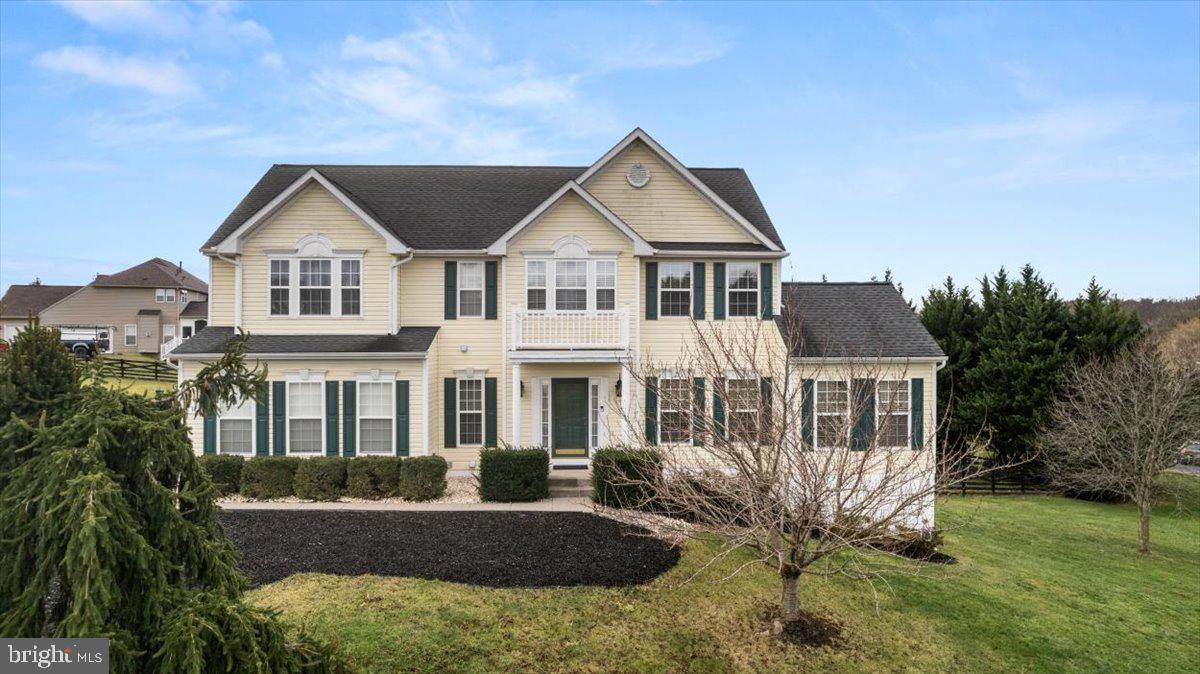 Welcome to your dream home! This stunning Colonial is perfectly nestled on a serene 1.2-acre lot on a peaceful cul-de-sac in sought after Spruce Hill Estates. Minutes to major commuting routes 340, Rt9 and Rt7. Step inside to discover a fresh and beautifully designed home that features 5 spacious bedrooms and 3.5 bathrooms. The flowing floor plan is accentuated by gleaming hardwood floors throughout the home, crown moldings, high ceilings, vaulted ceilings, beautiful windows and recessed lighting to create a warm and welcoming ambiance throughout. The gourmet kitchen is a chef's delight, complete with upgraded granite countertops and backsplash, an island for casual dining or preparing meals, and modern appliances to include an amazing gas cook stove for even the most discriminate chef. Enjoy cozy evenings by the fireplace in the inviting great room, or host gatherings in the elegant dining room, or enjoy the warmth as you relax in the sunroom that invites in the natural light. The fully finished walkout basement offers additional living space, perfect for a home theater or game room. The finished basement also boasts the 5th bedroom and a full bath. Outside, the property features charming bump-outs and meticulously landscaped grounds that back to tranquil trees and pasture views to create a picturesque backdrop for outdoor activities. Relax on the expansive deck with electric awning, ideal for summer days, barbecues or quiet evenings under the stars. With a two-car garage, shed with electric and a paved driveway, convenience is at your fingertips. Experience the perfect blend of luxury and comfort in this exceptional property—your sanctuary awaits within an amazing commuting distance. With a newer roof, new top of the line 80 gallon water heater, hvac, whole house interior paint and professional cleaning makes this beautiful home is move in ready! Don't wait, schedule your private tour!