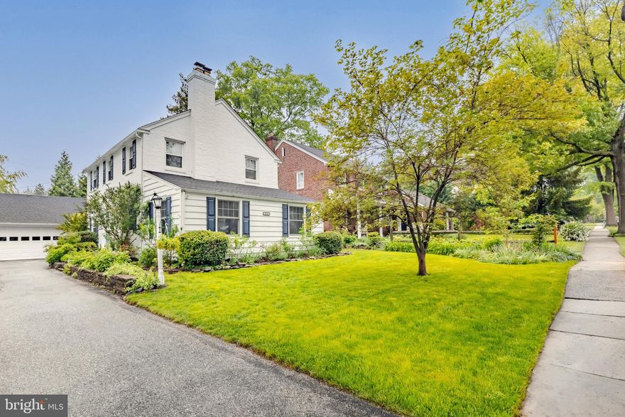 A classic beauty in one of Havertown’s most coveted pockets of town.  Welcome to 2710 Prescott Rd, a 4 bedroom, 2 full bath 2,000+ square foot home bursting with charm and class, inside and out! Pull up and fall in love with the storybook curb appeal, thoughtful landscaping that perfectly frames the home and how it’s situated on the beautiful tree lined street where every home is different.  Pull into the larger driveway and head on in at the arched front doorway.  The first floor of the home has a wonderful circular flow and added space that most homes in the neighborhood don't have.  The living room has a wood burning fireplace and greets you along with the original oak hardwood floors in beautiful condition.  The beautiful eat-kitchen renovation was the perfect opportunity to open up the space and the current owners did just that!  The light and bright kitchen has ample shaker cabinetry, stainless steel appliances, tons of natural light, quartz countertops, recessed lighting and a peninsula for seating.  The dining room is large and can accommodate a nicely sized table and server.  The kitchen has a French door out to a patio and extremely private and beautifully landscaped backyard.  The mudroom entry area (also offering access to the back of the home) is super convenient for your everyday life.  There is 1st floor laundry and ample closet space as well.  The front of the home offers a large room that can be used as a den, office, playroom or a guest room as it has a full bath attached.  Upstairs you’ll find 4 bedrooms and a light and bright hall bath.  The basement of the home is partially finished and makes a great additional office space.  The utility room is large with plenty of storage space as well.  Outside, you will appreciate the oversized detached garage, perfectly sized backyard and flagstone patio for hosting guests.  The current owners have poured so much love into updating this home both inside and out.  Enjoy the move in ready condition with freshly painted walls, beautiful details throughout and the overall feeling of love when you walk in the door.  The location of this home couldn’t be any better!  Walk to some of Havertown’s best!  Paddock Park, restaurants, grab a cup of coffee, the YMCA and much more in just minutes.  This storybook home is the one you’ve been waiting for and offers so many upgrades not only cosmetically, but fundamentally such as roofing, windows, hot water heater and more.  This home has it all- come see for yourself.