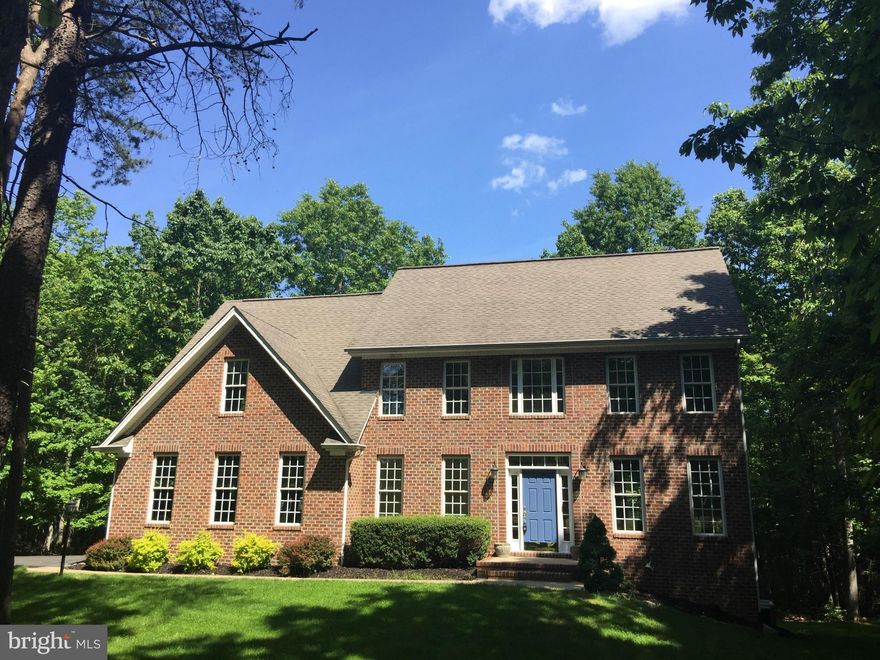 Updated Colonial in the Estates of Chancellorsville on 2+ acres. Kitchen w/ granite, stainless, hardwood floors throughout house. Gorgeous tile work in the baths. Fresh paint and carpet cleaned. Large rear deck to enjoy or entertain in the peaceful surroundings. Full basement with walk-out door and bath rough in. Storage shed conveys.