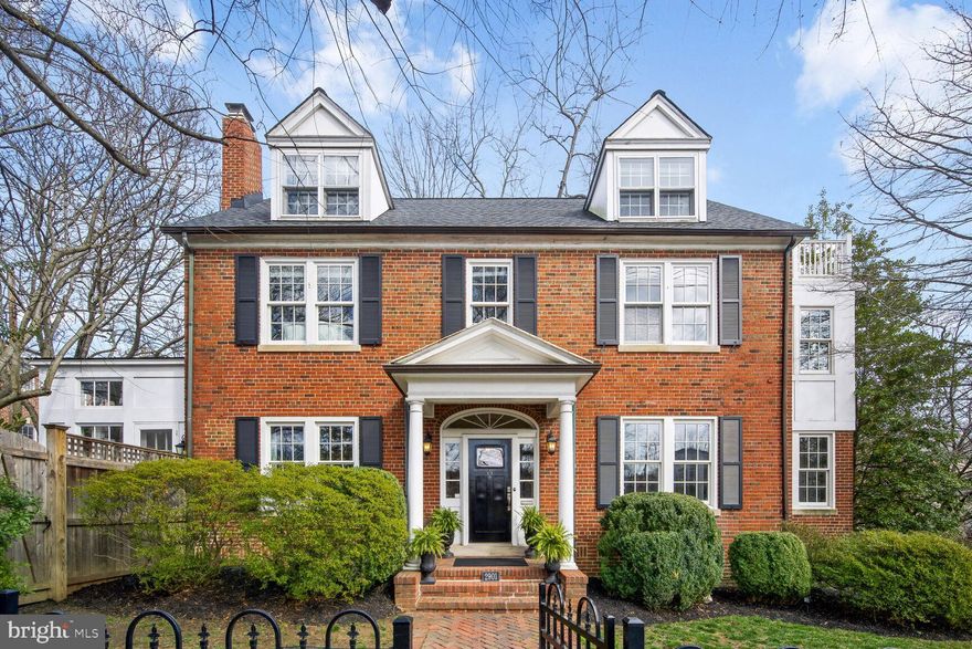 Stately colonial completely and thoughtfully renovated in 2015.  Providing modern amenities while keeping that character and charm of its era with 4,350 square feet of renovated living space featuring  all new electric, all new kitchen and bathrooms.  Double pane windows,  radiator heat, 3 zones heat and AC; 2 car garage.  Center hall entry with coat closet and powder room, large living room with fireplace, sunroom/office located off the living room with windows on three sides facing south provides natural light all day.  Spacious kitchen features an island with barstools ideal for breakfast.  The laundry/mudroom is located just off the kitchen. The family room and dining room share a two-sided stone fireplace, the dining room features wall-to-wall windows overlooking the fenced patio.  The family room is comfortable and ideal for lounging.
The second and third floor offer a very flexible floor plan with numerous bedrooms  (upstairs 6 in total) which can be used for home office, guest suites etc.  The primary bedroom has a sitting room and large walk-in closet in addition to a fully renovated primary bath.  In total there are 3 bedrooms and 2 baths on the second level and 3 bedroom and 1.5 baths on the third level plus a sitting area and skydeck off one of the bedrooms - offering treetop views downtown.  The lower level was renovated in 2020 for a mother-in-law suite complete with a table space kitchen (with laundry), bedroom, full bathroom, living room and a separate entrance (as well as interior access).  Outdoors you'll find a stone patio, hot tub, trampoline and two car detached garage.