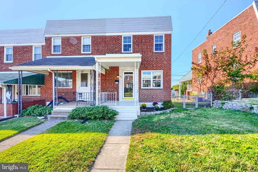 (OPEN HOUSE Sat 10/25 1-2:30 PM) Welcome to 644 48th Street, a beautifully updated end-of-group brick townhome in the vibrant Harbor View neighborhood! This 3-bedroom, 1.5-bath home blends timeless charm and thoughtful updates, ideally situated in the county yet just minutes from all the conveniences of the city. Step onto the welcoming front porch, then head inside to discover the fresh paint, new windows, and refinished hardwood floors throughout the main level. The updated kitchen features brand-new cabinetry and opens to a sun-filled enclosed rear porch, ideal for enjoying the Baltimore skyline and downtown fireworks.
Upstairs, you’ll find three generously sized bedrooms with new carpet and a tastefully renovated bathroom. The finished walkout basement with half bath provides flexible space for a family room, home office, or additional bedroom. Outside, enjoy a spacious fenced-in backyard perfect for entertaining, gardening, or play, plus the convenience of off-street parking! With easy access to I-95, I-695, and I-895, commuting is a breeze. Don’t miss this thoughtfully refreshed, move-in-ready home. Schedule your showing today!