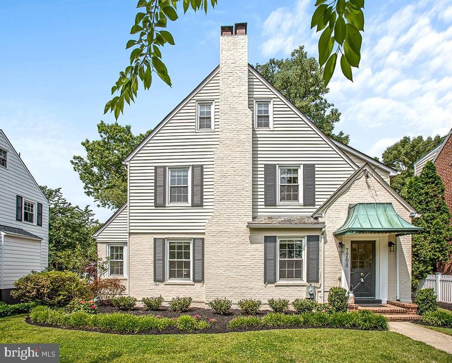 Experience the perfect blend of luxury, comfort, and convenience in this stunning brick colonial home located in the highly sought-after Town of Chevy Chase. Boasting over 4,500 square feet of living space, this 5-bedroom, 4.5 bathroom residence provides an ideal space for both relaxation and entertainment.
Step inside and be greeted by an elegant foyer that leads to classic formal living room and a light-filled sunroom. The addition added in 2006 provides a modern twist to this original home, creating a kitchen, dining, and living space often only found in new builds.

The gourmet kitchen is a chef's dream, equipped with top-of-the-line appliances, ample counter space, and plenty of storage for all of your cooking needs. Enjoy your morning coffee on the back deck while overlooking the serene backyard. The family room features tall ceilings, beautiful natural light, and a cozy fireplace - the perfect spot to unwind after a long day. The dining space is perfect for hosting dinner parties and gatherings, with ample space to accommodate guests.

Upstairs, the primary suite presents a lavish spa-like bathroom, two walk-in closets, and large windows. The upper level also includes three extra bedrooms and two full bathrooms, one of which is an en suite. Additionally, there is a laundry room, completing the amenities on this floor. With its four bedrooms and three bathrooms, this home is ideal for contemporary living.

The lower level offers even more space for entertainment and relaxation, with a large recreation room, an additional bedroom, and full bathroom - perfect for hosting guests or using as a home office. In addition, there is a one-car garage!

Outside, the lush backyard is an oasis of tranquility, complete with a stone patio and mature landscaping, providing the perfect spot for outdoor gatherings and relaxation.

Located just a short walk away from the best dining, shopping, and entertainment that Bethesda has to offer, this exquisite home is a rare opportunity to enjoy luxury living in a highly sought-after location. Don't miss your chance to make 7708 Meadow Lane your dream home.

----------------

The Town of Chevy Chase is an incorporated township of approximately 1,035 homes within Chevy Chase that offers superior services to the residents. Truly nothing like it.

The borders of the Town are Bradley Lane on the south, Connecticut Avenue on the east, East-West Highway on the north, and 46th Street/West Avenue on the West.

It is a sidewalk community and the premier location adjacent to Bethesda and just north of DC allows one to walk easily to the METRO, downtown Bethesda (grocery stores, restaurants, shops, movies and so much more), the Crescent Trail and schools. The Lawton Community Center and the Town Offices are at the Oakridge Ave/Leland Street corner.

The public schools are Chevy Chase/Rosemary Hills Elementary, Silver Creek Middle School and Bethesda-Chevy Chase High School. 

The town is governed by an elected Town Council and, with the help of the staff, provides most municipal services required. Some of these are:

    1    Twice weekly trash pick-up from the back door. 
    2    Once a week pick-up of yard trash from the curb. 
    3    Once a week leaf vacuuming from the curb in the fall. 
    4    Once a week pick-up of materials to be recycled. 
    5    Twice yearly free pick-up of "trash & treasures" to be discarded. 
    6    Very responsive and ongoing street plowing during snow storms. 
    7    All street and public tree maintenance/repair. 
    8    Police patrol of the town. 
    9    Full police service is provided by Montgomery County.
﻿