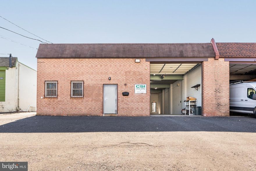 Introducing a fantastic mixed-use property in Abington! This 3,200 SF one-story building offers a prime opportunity for contractors or businesses in need of versatile space. The property features a well-appointed office area complete with a convenient powder room, providing a professional environment for meetings or administrative work. The expansive warehouse space boasts impressive 14+ ft ceilings, offering ample room for storage, equipment, or operations. Additionally, a second bathroom is located within the warehouse area for added convenience. The building also includes a fenced-in parking lot at the rear, providing secure, off-street parking.  In excellent condition and move-in ready, this property is ideal for a contractor or business looking for functional space with easy access and great visibility. Don't miss out on this exceptional opportunity!