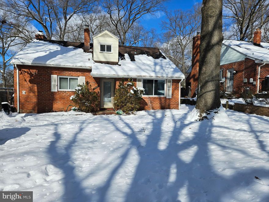 Pulling up to this well maintained cape cod home, you will notice the beautiful surroundings.  As you enter into the main level you will be greeted by gorgeous hardwood floors. On this level the home features a family room, dining room, kitchen and two nice size bedrooms with a full bathroom. The kitchen has plenty of cabinet space for convenience.  Continuing upstairs you will find two additional bedrooms and and an upstairs attic.  Come and experience the perfect opportunity to live a balanced lifestyle. Settlement with Home First Title.