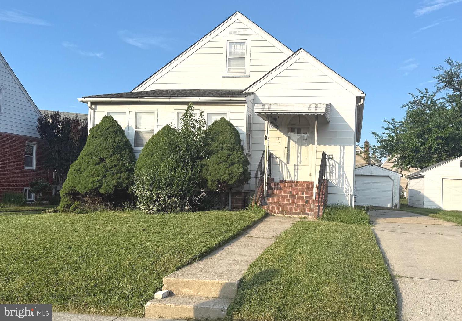 Opportunity knocks in Holabird Park! This spacious home offers 3 generously sized bedrooms and 2 full bathrooms, featuring original hardwood floors that add character and charm. The finished basement includes a built-in bar, perfect for entertaining. A detached garage (in need of repair) sits at the end of a long driveway, providing ample parking. Located in the desirable Holabird Park community, this property is a great opportunity for investors or buyers looking to do minor renovations and build equity. With a little TLC, this home has endless potential!
Selling AS IS. Seller will make no repairs.