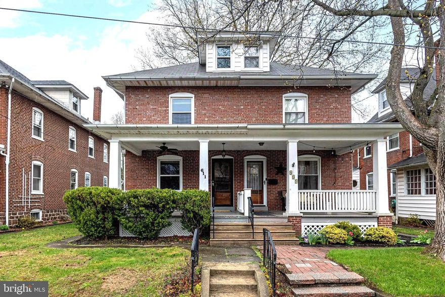 Welcome to the highly desirable West Ward of Lansdale where you will find this 4 bedroom-1.5 bath twin waiting for you! Step up to the covered porch with ceiling fan already installed and grab your rockers! This is a home where you can just relax! Next enter into the living room and notice the amazing original woodwork throughout along with so much sunlight streaming in though the oversized windows! Both the living and dining room offer gleaming hardwood flooring along with the ceiling fan in the living room. The adjoining kitchen features a butcher block center isle with overhead lighting and large enough for family meals! Corian counters have been added along with a stainless-steel sink and best of all a solid wood hutch from the old days, a brick accent wall and an added ceiling fan! Just off the kitchen is the laundry area and a convenient power room. Moving up to the second level you will find 3 nicely sized bedrooms all with hardwood floors and a convenient hall bath with a wonderfully, deep cast iron tub, ceramic floor and accent wall. Moving on to the 3 floor is a quite large master bedroom which could easily entertain a sitting room! The basement is unfinished and features a new heater: a gas hot water heater/boiler combo unit! Another great feature is the fenced rear yard, a parking pad along with an older but usable 1 car garage.
The West Ward is a hot spot offering an elementary school, Whites Rd Park and Community Pool, plenty of restaurants no matter which way you travel, Septa bus route, Lansdale Septa train is less than a mile away, many quant shops, summer programs for kids, and the Parades are awesome! Definitely a great place to live! Washer/Dryer included - Refrigerator excluded