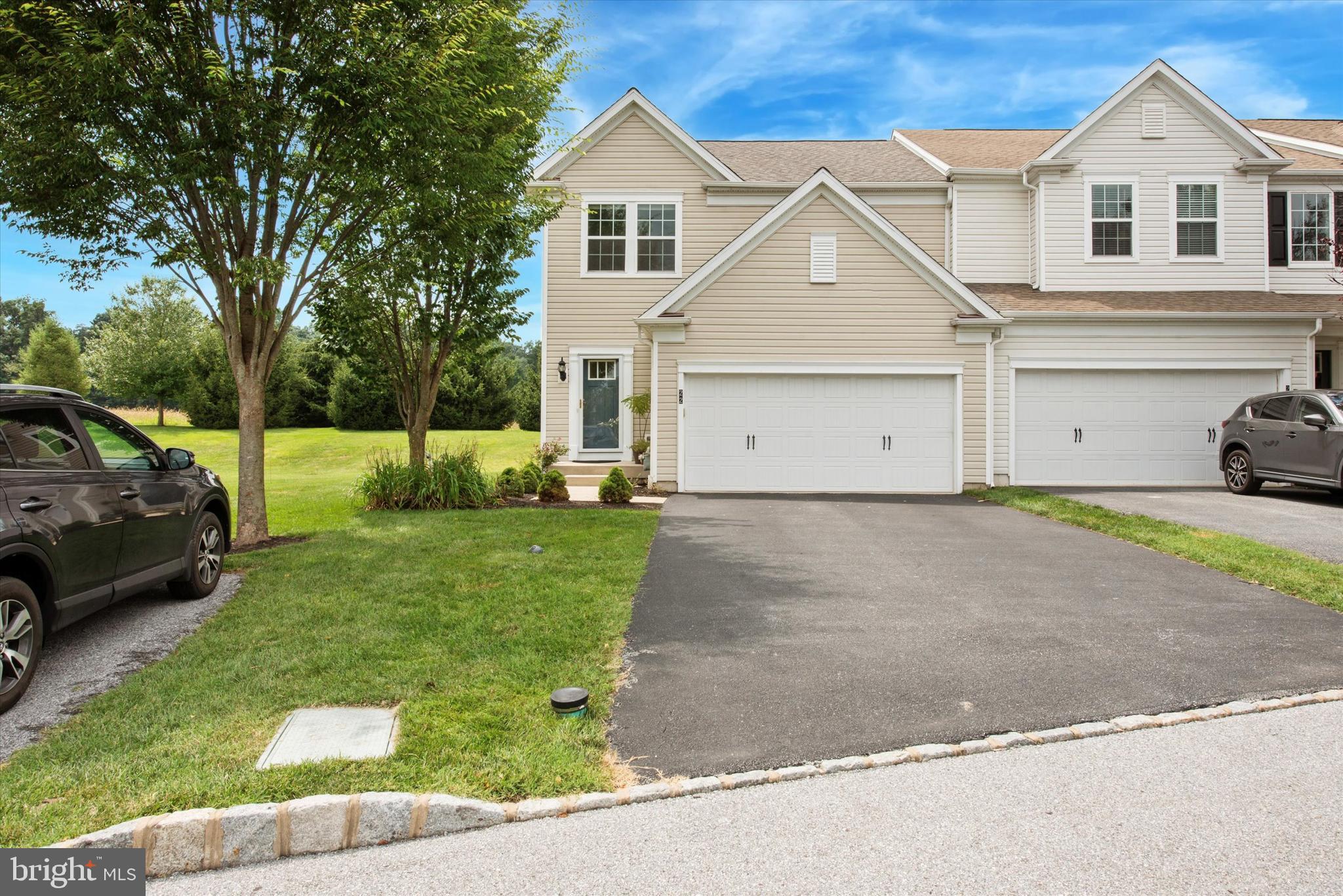 YOU HAVE IT ALL! Welcome to a picture-perfect classic End unit Townhouse in the vibrant, breathtaking neighborhood of Applecross community in East Brandywine Township. A gorgeous, EAST facing, modern luxury and classic elegance home, belonging to award-winning Downingtown Schools and STEM Academy. The home offers FRESH Paint, NEW carpets, NEW Roof, NEW Finished Basement, upgraded lighting, upgraded baths, wooden floors, gas fireplace, and a beautiful outdoor patio space. This very special 2400 sq ft home is one of the neighborhood's most highly desirable Models with 3 beds, 3 full baths, 1 powder room and 2 car garage, one of the best floor plans, backs to open space, spectacular views, sunny backyard with a wood patio. As you enter the home, get ready to be impressed by the large family room with gas fireplace and adjoining dining room that is flooded with natural light. From the dining room there is a French door that leads access to the fabulous patio. Adjacent is a large designer kitchen that boasts granite countertops, upgraded stainless steel appliances, designer cabinets and a pantry. Upstairs you are greeted with a spacious master bedroom suite with large closets and a large master bathroom with double vanity/sink, bath tub and a large stall shower. Additionally, there are two generously sized bedrooms and a full bath to round out the second level. Newly finished basement with media room, FULL bath and Recreation room that has potential for living/bedroom space. The house is closer to parks, shops, restaurants, Turnpike and SEPTA regional rails for easy access to Philadelphia.
Upgrades Include
**NEW Roof
**NEW Basement
**NEW Carpet in 2nd level,
**Fresh Paint
**Whole house water filter
**Whole house humidifier **Smart water assistant + shut off
** WiFi enabled smart thermostat
** WiFi enabled smart garage control - 2 car garage and 4 car driveway
** Brand new basement with luxury vinyl plank, options for a projector and home theatre.
Community offers The community offers Golf course, restaurants, Club house, Fitness center, Indoor and Outdoor Swimming pool, Hot Spa, Tennis courts, Walking trail etc.
Are you ready to make this gorgeous house your dream home??