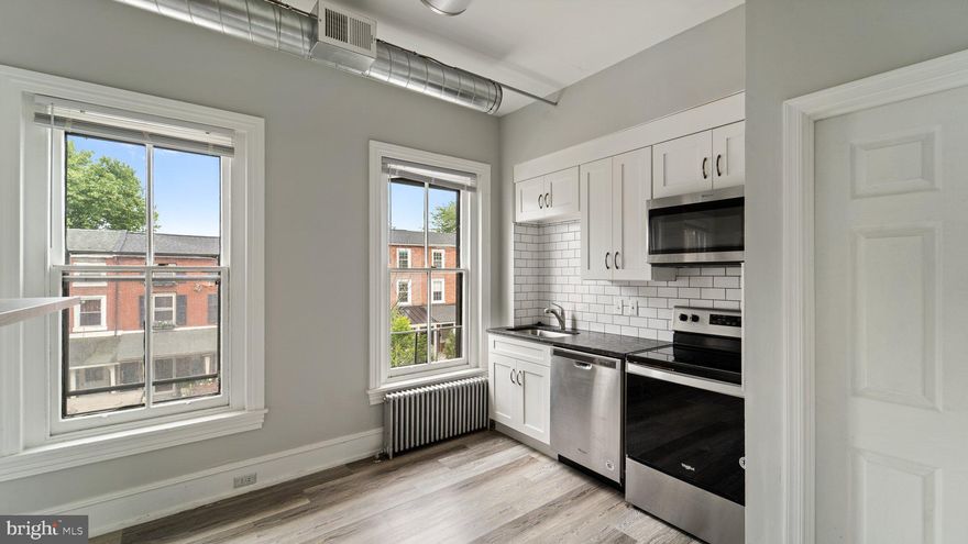 Modern 2BD/1BA Apartment in Downtown West Chester!
Welcome to your stylish and modern two-bedroom apartment! As you enter, you'll immediately notice the calming atmosphere created by the neutral color palette that flows seamlessly throughout the space. The spacious living room of your new apartment is flooded with natural light streaming in through large windows. Adding to the contemporary charm is the exposed ductwork that crisscrosses the ceiling. Its industrial aesthetic contrasts beautifully with the softness of the natural light and neutral walls, creating a dynamic visual appeal.The heart of the home is the newly renovated white kitchen, featuring sleek stainless steel appliances that gleam against the backdrop of pristine granite countertops. The subway tile backsplash adds a touch of classic charm while providing a clean and timeless look. With two bedrooms, there's plenty of space for you to create your own personal retreats. Whether it's a cozy bedroom sanctuary or a versatile home office, the possibilities are endless. The bathroom continues the theme of modern elegance, with neutral tones and contemporary fixtures creating a spa-like ambiance. Convenience is key with a washer and dryer right in the unit, making laundry day a breeze. Located in the heart of West Chester Borough you’ll love being walking distance to all the amazing restaurants, shopping, parks & amenities the town has to offer. Pets welcome, credit score of 690+, monthly income of 3x the month rent are required. Rent includes sewer, trash collection & water, all other utilities are the tenants responsibility. This is not a student rental.