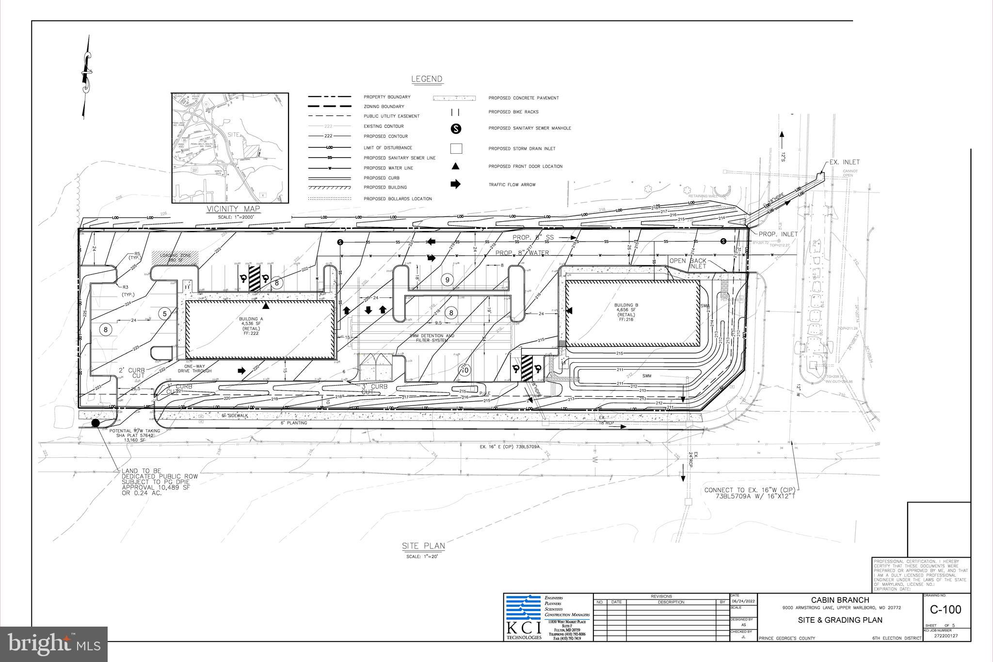 Price per Square Foot is $40. NNN. Commercial Land lease in Upper Marlboro at the new Suitland Parkway Interchange, Westphalia Road, and the Washington beltway. Next to 200+ new townhomes. Many uses including medical, restaurant, electronics, liquor, pharmacies, optical, clothing, shoes, sporting goods, music, office supplies, pet supplies, electronics and much more. Pad size can be changed according to need. NNN lease is negotiable. Tenant responsible to pay common area, taxes and carry master insurance. 1.46-acre commercial retail site for lease at the new Suitland Parkway Interchange at Westphalia. MXT use lot can hold two inline buildings equaling 9000 sf +/- Pad Lease. Electric, public water and sewer is at the site.