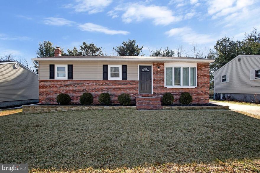 Welcome Home to this charming and thoughtfully updated 3 bedroom, 1-1/2 bath rancher offering stylish details and comfortable living throughout.  The family room showcases elegant wainscoting and a cozy electric fireplace, perfect for relaxing evenings .  The eat-in kitchen is a standout, complete with stainless steel appliances and plenty of space for casual dining. The primary bedroom features attractive shiplap accents adding warmth and character. The finished basement provides additional living or entertaining space, ideal for a rec room, home office or gym.  Step outside to enjoy a spacious rear yard with new patio and fully fenced with a privacy fence, offering a great space for entertaining, pets or outdoor enjoyment.  Newer HVAC and hot water heater for peace of mind. This home  is conveniently located with easy access to most major routes making for easy commutes.