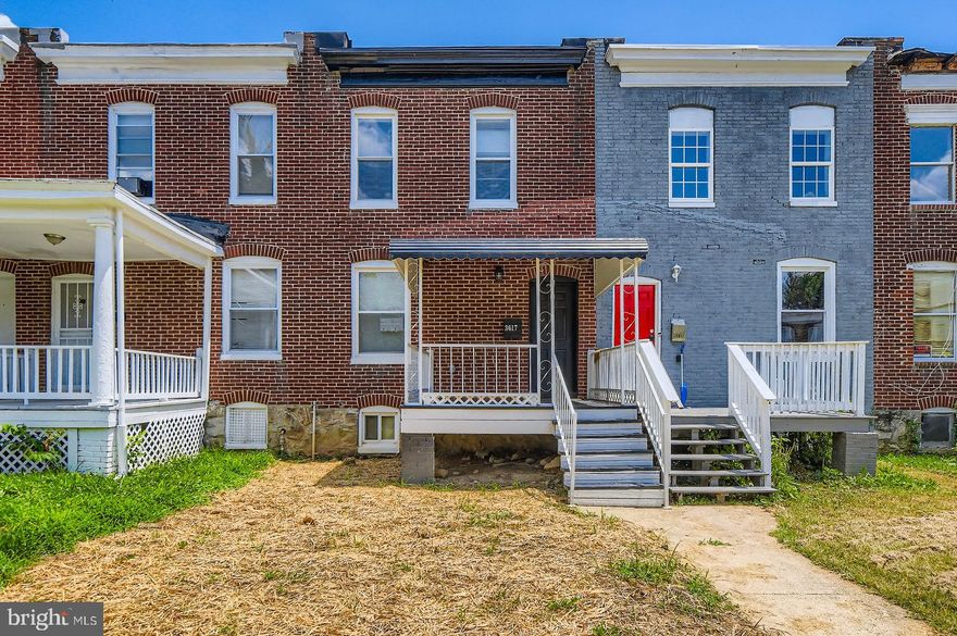 This charming 3-bedroom, 1-bath brick townhouse offers the perfect opportunity for first-time homebuyers or savvy investors. Beautifully updated featuring new appliances, new heating and cooling and more. This Federal-style home features a spacious layout across two levels, plus a finished basement full of potential.  Enjoy convenient access to schools, parks, public transit, and more. Don’t miss your chance to make it yours!