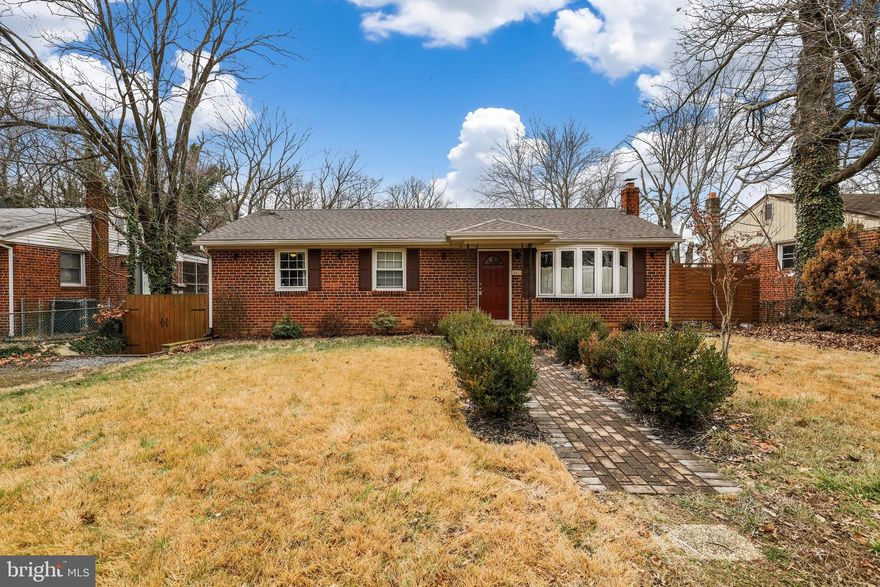 Lovely brick 4 bedroom, 2 full bath rancher in Fort Foote community! Main level has hardwood flooring in the living area, carpet in the 3 bedrooms. Kitchen has granite countertops. Lower level has rec room and a 4th bedroom and full bath. Roof  replaced in 2022, the attic was fully updated in 2022 including new ventilation and insulation.  New washer/dryer 2021. New HVAC, sump pump and garbage disposal. Minutes to beltway, MGM, Tanglewood Outlets, National Harbor without traversing 210. Ten Miles to DC and close to Fort Foote Park. Assumable VA loan for qualified VA buyers only, great low rate that can't be found elsewhere!