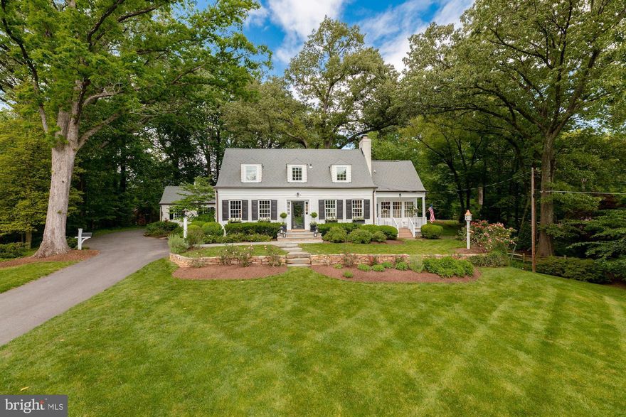 Nothing else like it on the market! This beautifully updated Cape Cod home features a floor plan that is perfect for casual everyday living as well as gracious entertaining. Main level offers a living room with a gas fireplace, a study, elegant dining room with a sunny bay window, gorgeous gourmet kitchen and a bedroom. Upstairs, there's a beautifully renovated master suite with a walk-in closet and a stackable washer/dryer while the stunning bathroom features a jetted tub. There are three additional bedrooms on this level. The newly and completely renovated lower level features a large recreation room, exercise area, striking laundry room, powder room and extensive storage. The fully fenced level rear yard offers a huge expanse of lawn, gardens and mature trees, plus a rear deck and a breezy screened porch. This area leads to the rear-facing oversized one car garage, multiple flagstone patios, outdoor play gym and additional parking spaces. Ravenwood is a delightful neighborhood with easy access to Washington via Route 50 or I-66, and is just minutes to Tysons, the Capital Beltway, the East Falls Church Metro station and lots of parks and shopping areas.