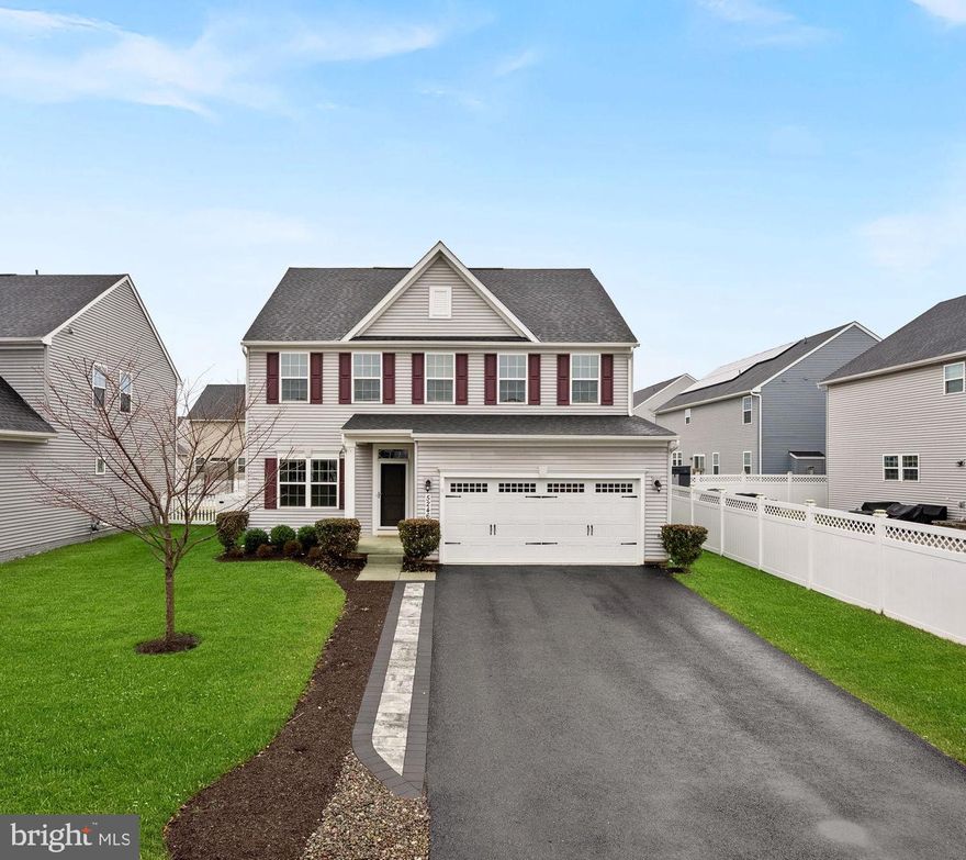 Welcome to Red Maple Drive, ideally situated in a sought-after neighborhood offering convenience and community charm. Built in 2020 by Ryan Homes, this beautifully maintained home blends modern design, thoughtful upgrades, and comfortable living spaces throughout.

As you enter, you’re greeted by a private study, perfect for working from home or creating a quiet retreat. Continuing into the main living area, you’ll find a spacious family room featuring a striking stone façade gas fireplace that serves as a warm and inviting focal point. The family room flows seamlessly into the kitchen, complete with granite countertops, a brand-new backsplash, gas cooktop, and ample cabinetry; thoughtfully designed for both everyday living and entertaining. The main level also offers a convenient half bath and access to the attached two-car garage.

Upstairs, you’ll find three guest bedrooms, a full guest bathroom, and a centrally located laundry area for added ease. The primary suite provides a relaxing retreat with an accented ceiling, dual vanities, and a walk-in shower.

The finished basement expands your living space with a large open recreation room, an additional storage room, and plumbing rough-in for a future bathroom; offering excellent potential for customization.
Step outside to enjoy the backyard featuring both a deck and patio, ideal for entertaining or simply unwinding outdoors.

Located in the vibrant Ballenger Run community, residents enjoy miles of scenic trails connecting to nearby schools, ball fields, and Ballenger Run Park, along with playgrounds and neighborhood amenities just steps from your front door. All of this in a prime location — just minutes from downtown Frederick’s shopping, dining, and entertainment, with convenient access to I-270 and I-70 for an easy commute.
This Ballenger Run beauty truly has it all — space, upgrades, and an unbeatable location. Don’t miss your opportunity to make it yours!

*This home has been virtually staged for marketing purposes to help illustrate scale and layout.*